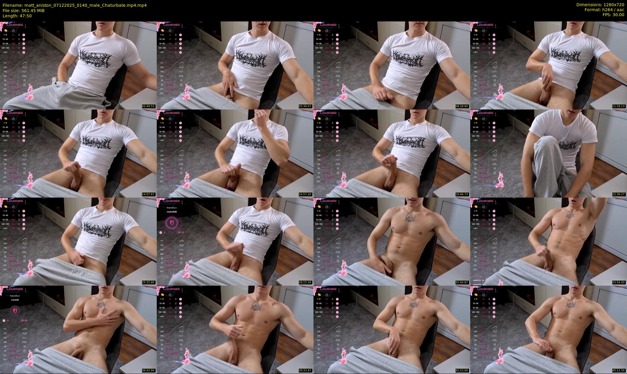 matt_aniston — 48 minute Chaturbate male cam show recording, 720p, Dec 7, 2025