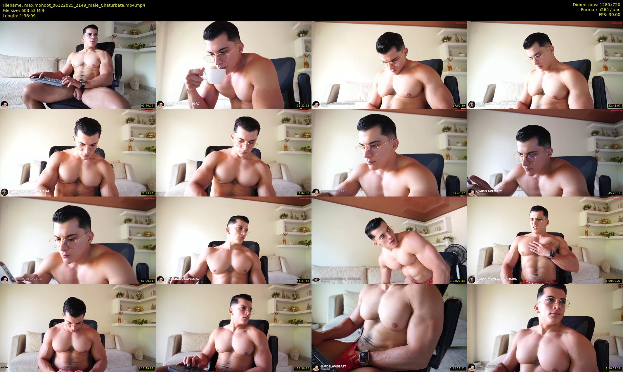maximohoot — 97 minute Chaturbate male cam show recording, 720p, Dec 6, 2025