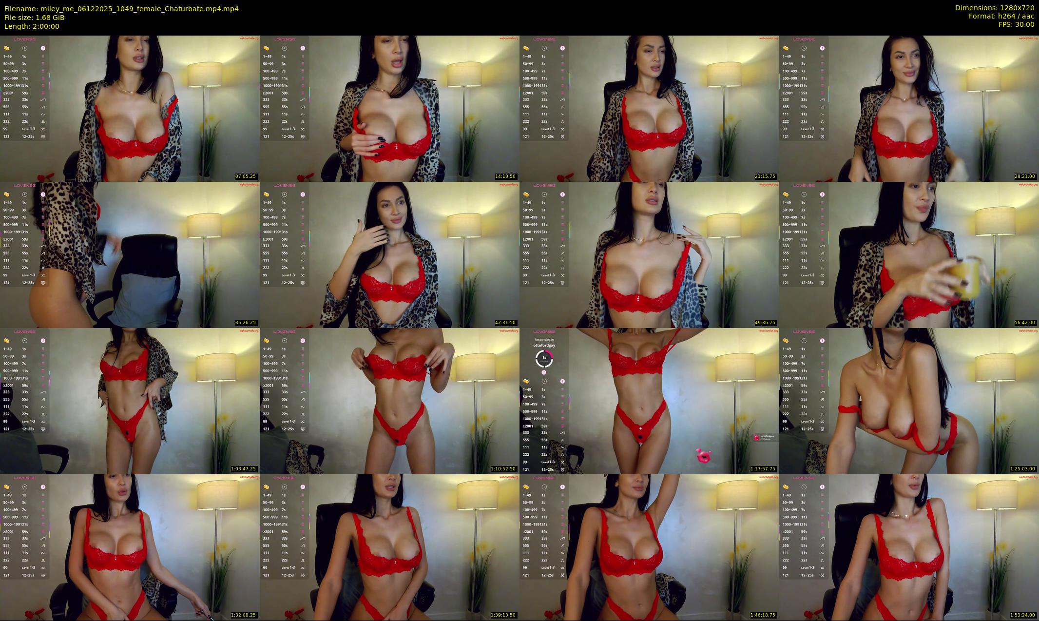 miley_me — 120 minute Chaturbate female cam show recording, 720p, Dec 6, 2025