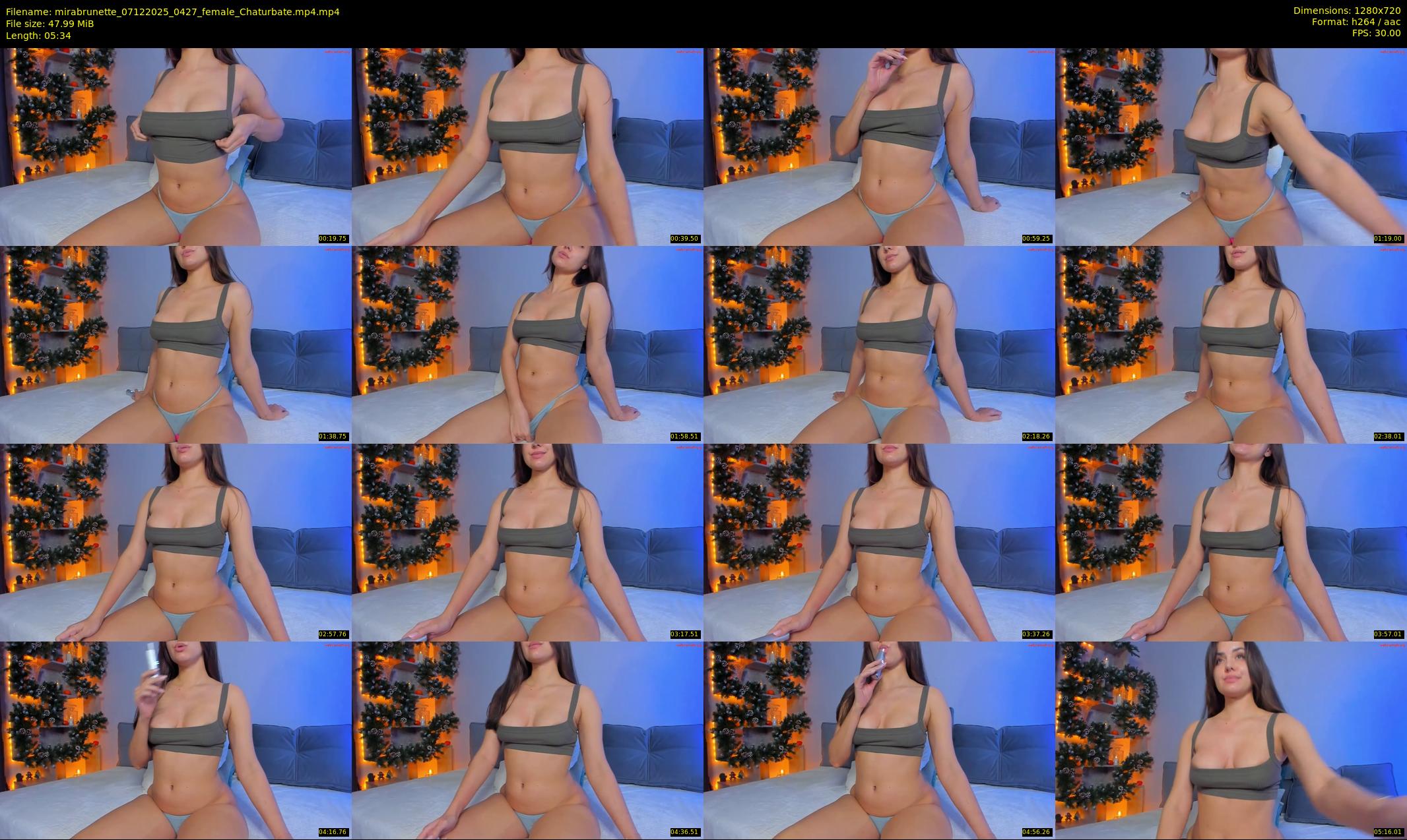 mirabrunette — 6 minute Chaturbate female cam show recording, 720p, Dec 7, 2025