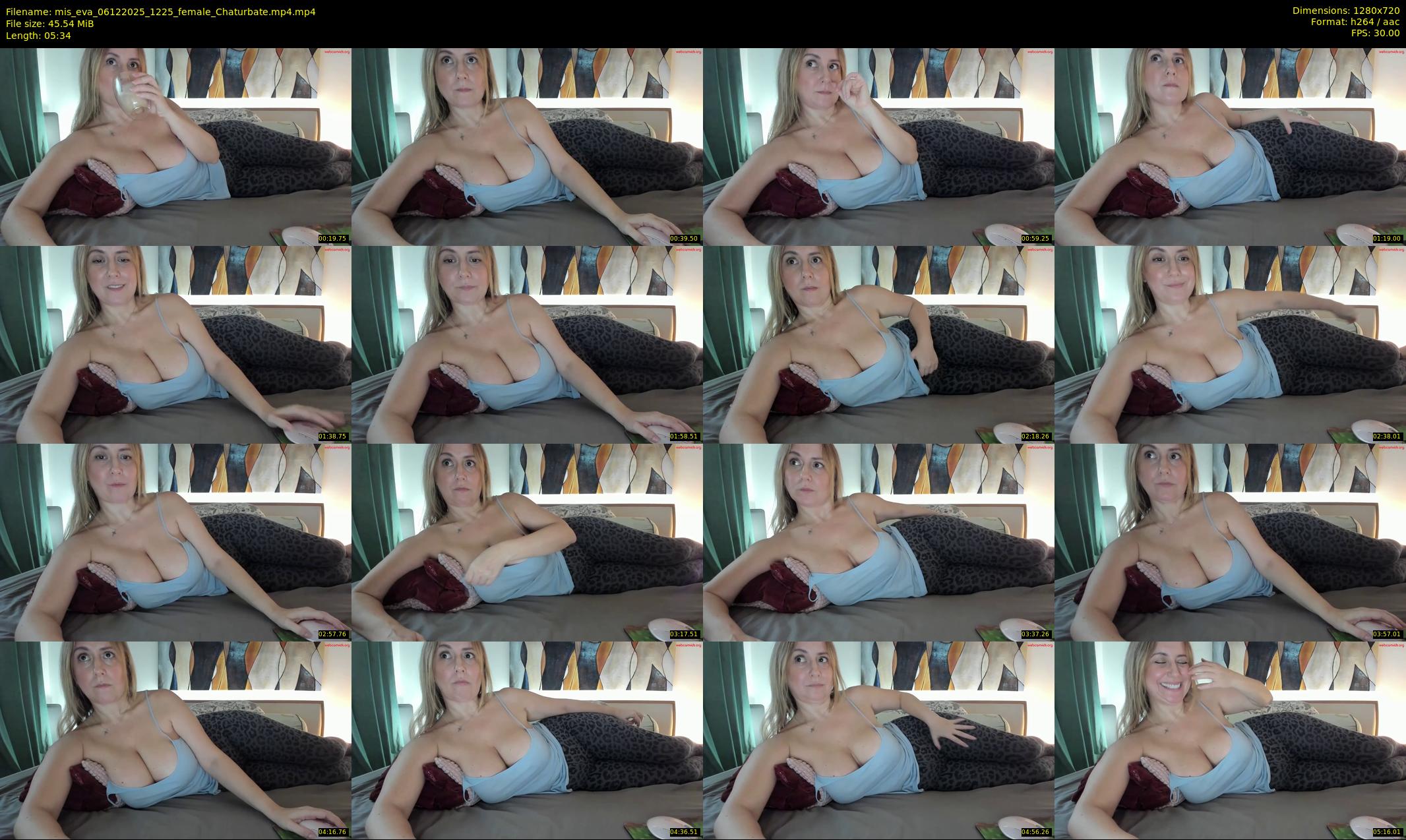 mis_eva — 6 minute Chaturbate female cam show recording, 720p, Dec 6, 2025