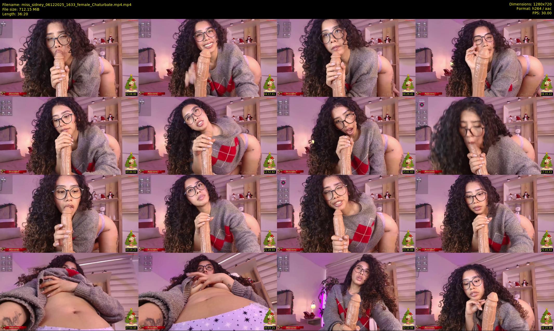 miss_sidney — 37 minute Chaturbate female cam show recording, 720p, Dec 6, 2025