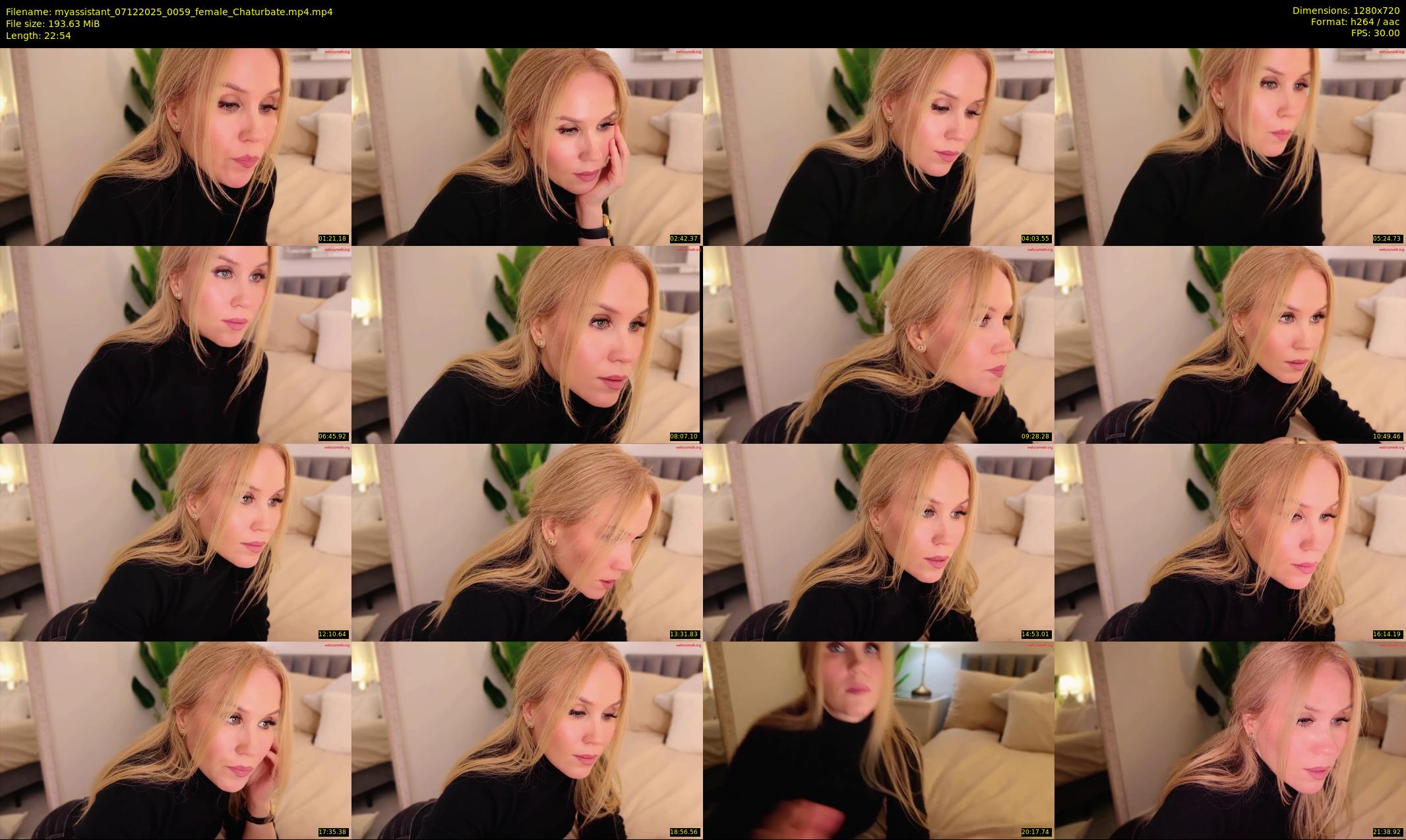myassistant — 23 minute Chaturbate female cam show recording, 720p, Dec 7, 2025