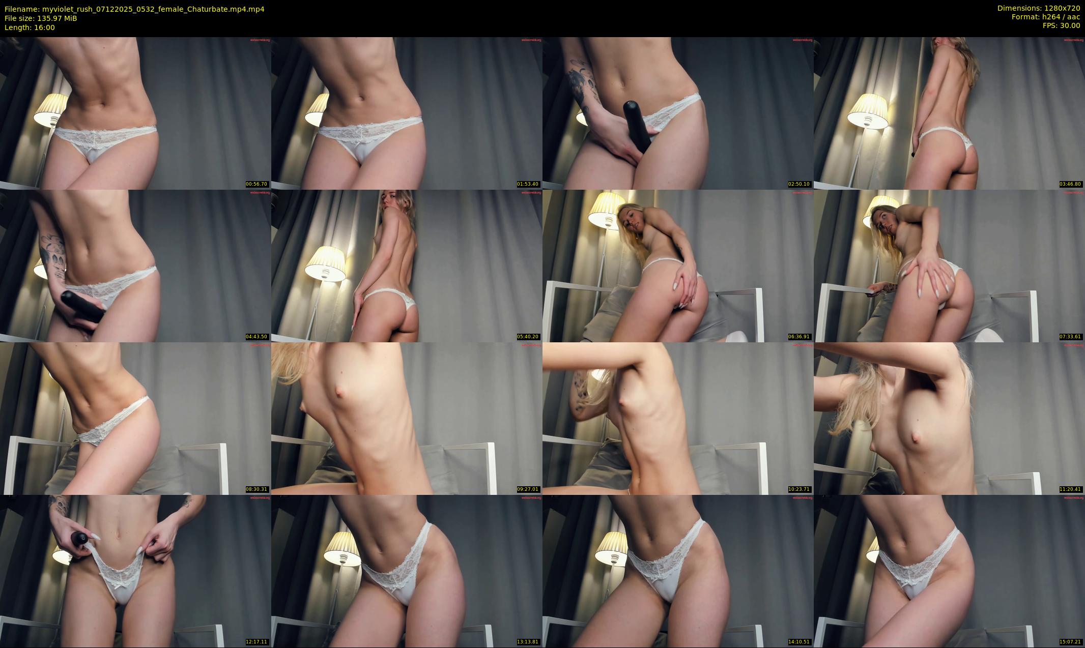 myviolet_rush — 16 minute Chaturbate female cam show recording, 720p, Dec 7, 2025