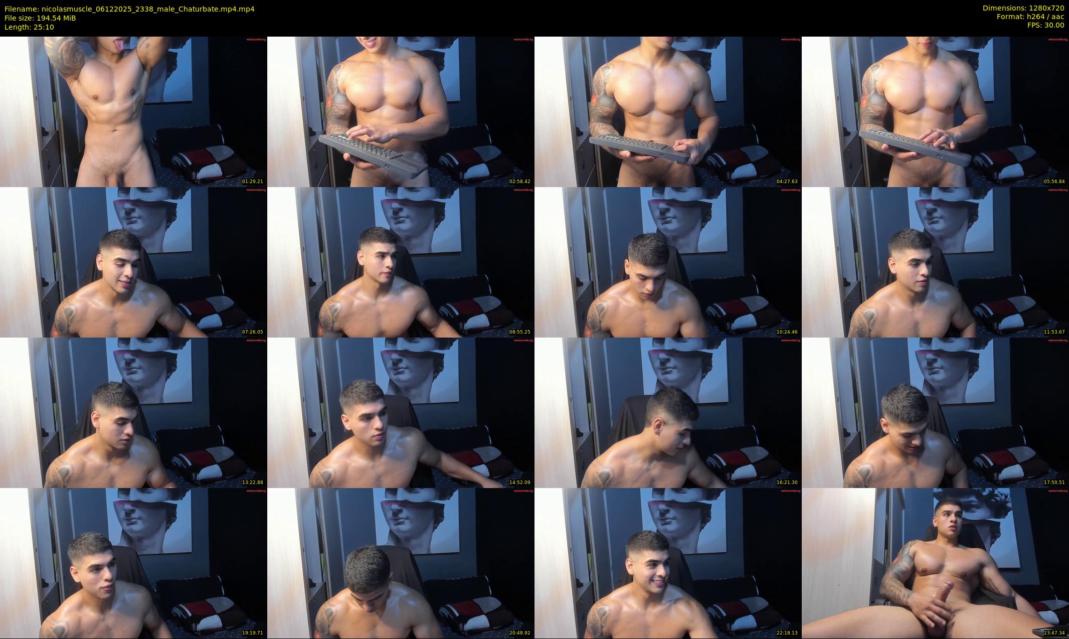 nicolasmuscle — 26 minute Chaturbate male cam show recording, 720p, Dec 6, 2025