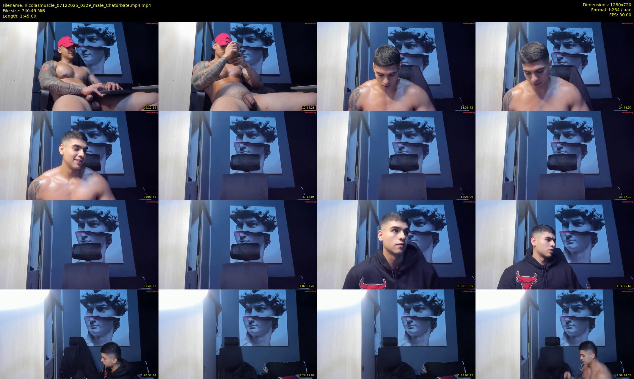 nicolasmuscle — 105 minute Chaturbate male cam show recording, 720p, Dec 7, 2025