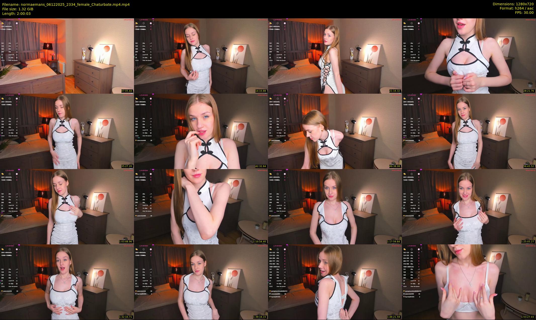 normaemans — 121 minute Chaturbate female cam show recording, 720p, Dec 6, 2025