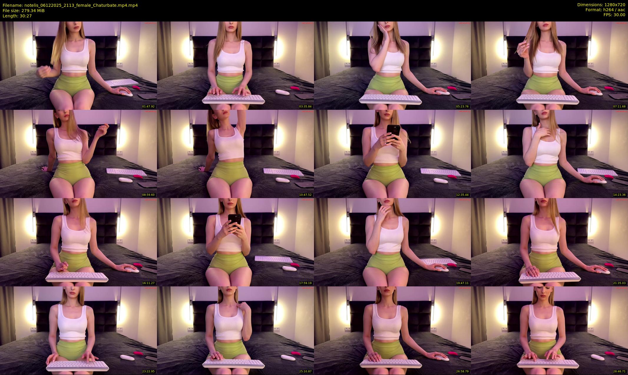 notelis — 31 minute Chaturbate female cam show recording, 720p, Dec 6, 2025