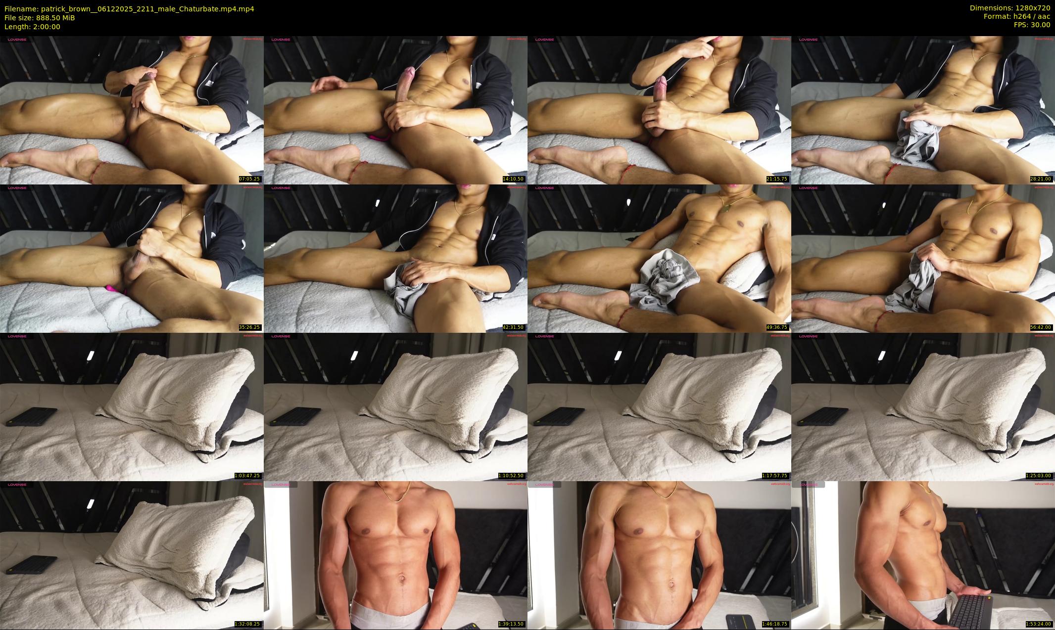 patrick_brown_ — 120 minute Chaturbate male cam show recording, 720p, Dec 6, 2025