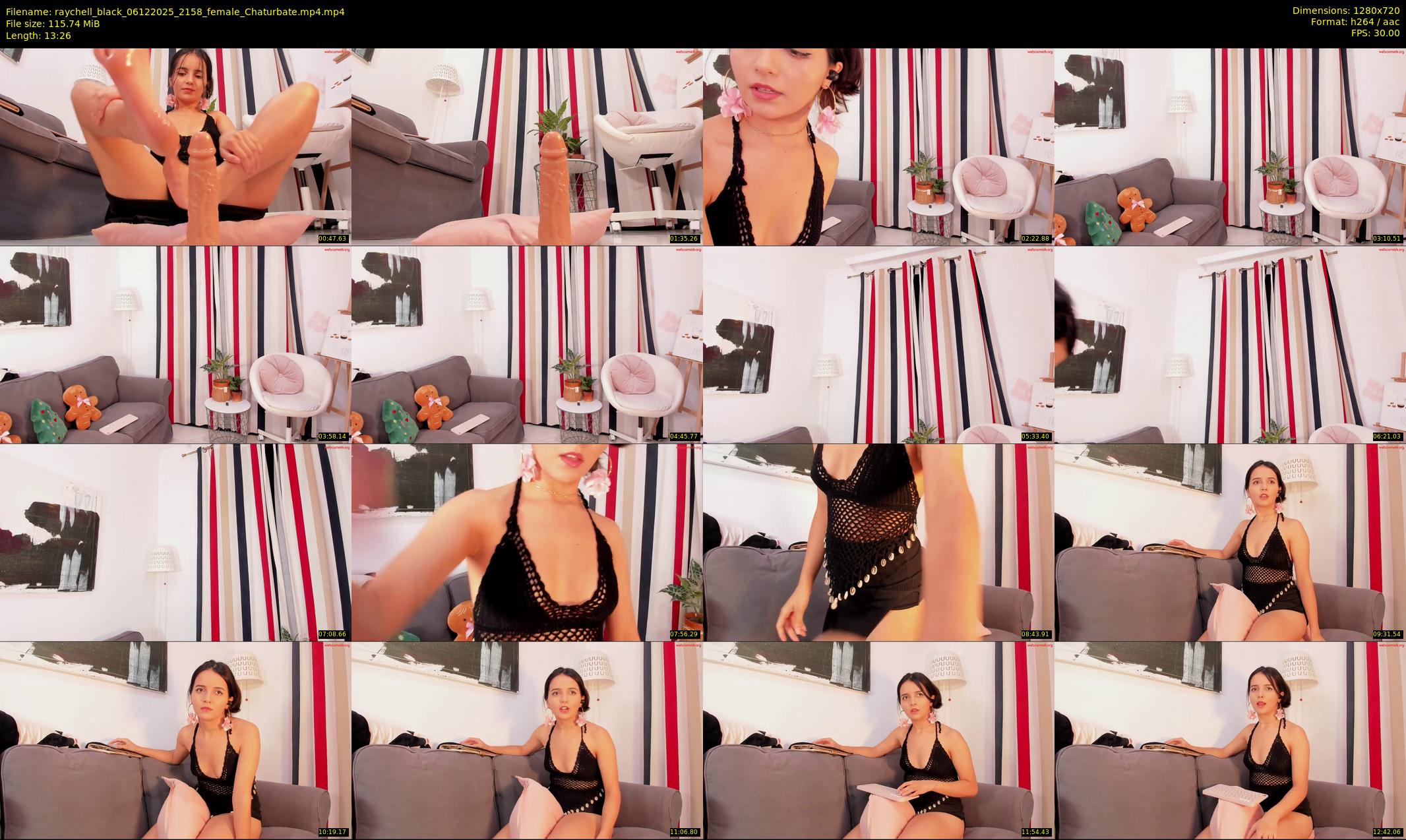 raychell_black — 14 minute Chaturbate female cam show recording, 720p, Dec 6, 2025