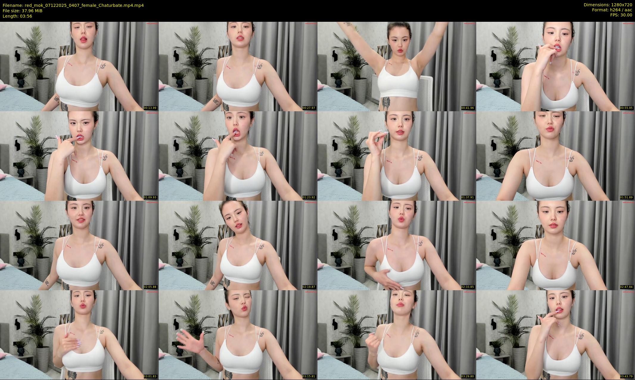 red_mok — 4 minute Chaturbate female cam show recording, 720p, Dec 7, 2025