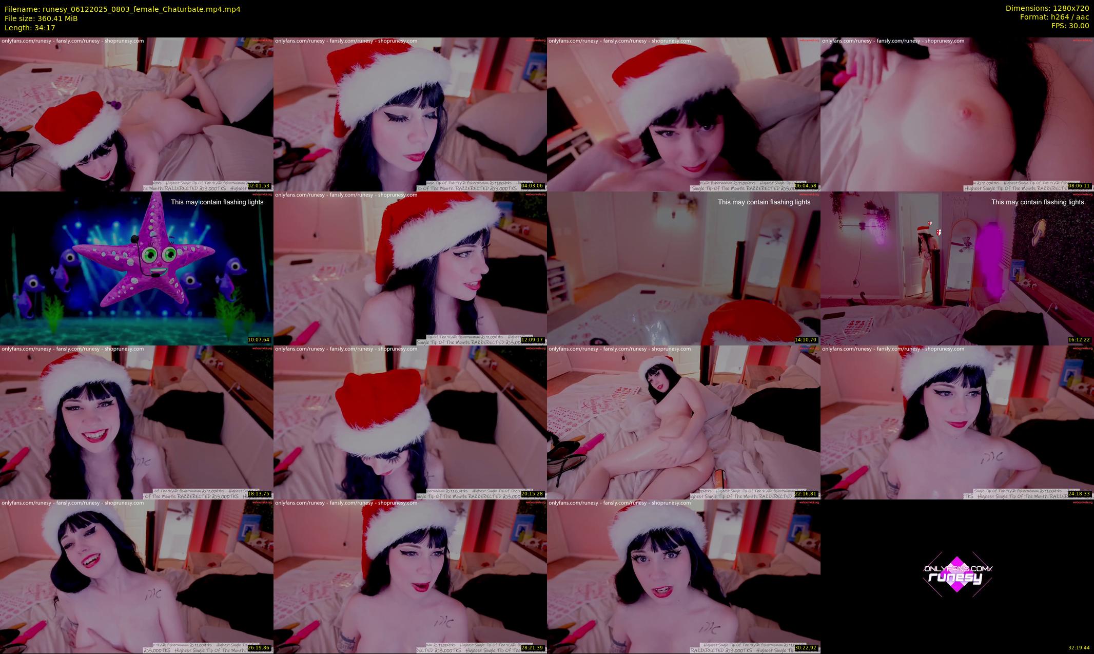runesy — 35 minute Chaturbate female cam show recording, 720p, Dec 6, 2025