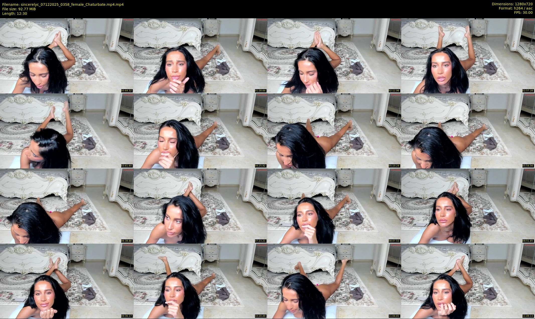 sincerelyc — 13 minute Chaturbate female cam show recording, 720p, Dec 7, 2025