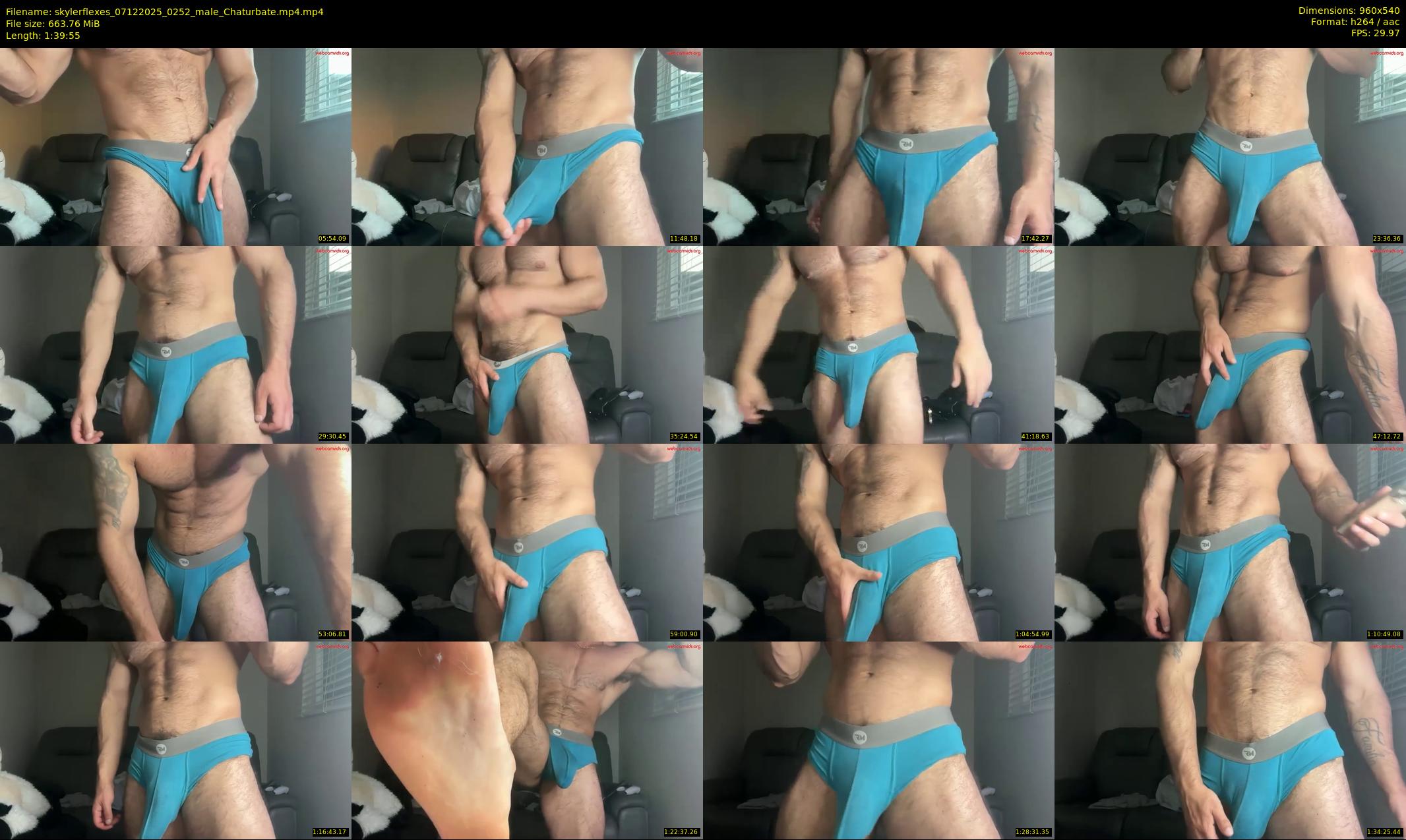 skylerflexes — 100 minute Chaturbate male cam show recording, 480p, Dec 7, 2025
