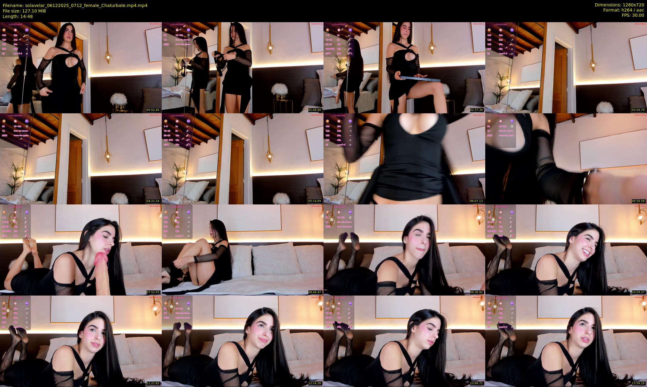 solavelar — 15 minute Chaturbate female cam show recording, 720p, Dec 6, 2025
