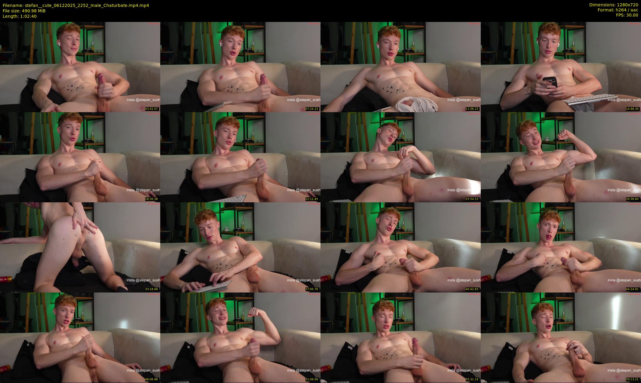 stefan__cute — 63 minute Chaturbate male cam show recording, 720p, Dec 6, 2025