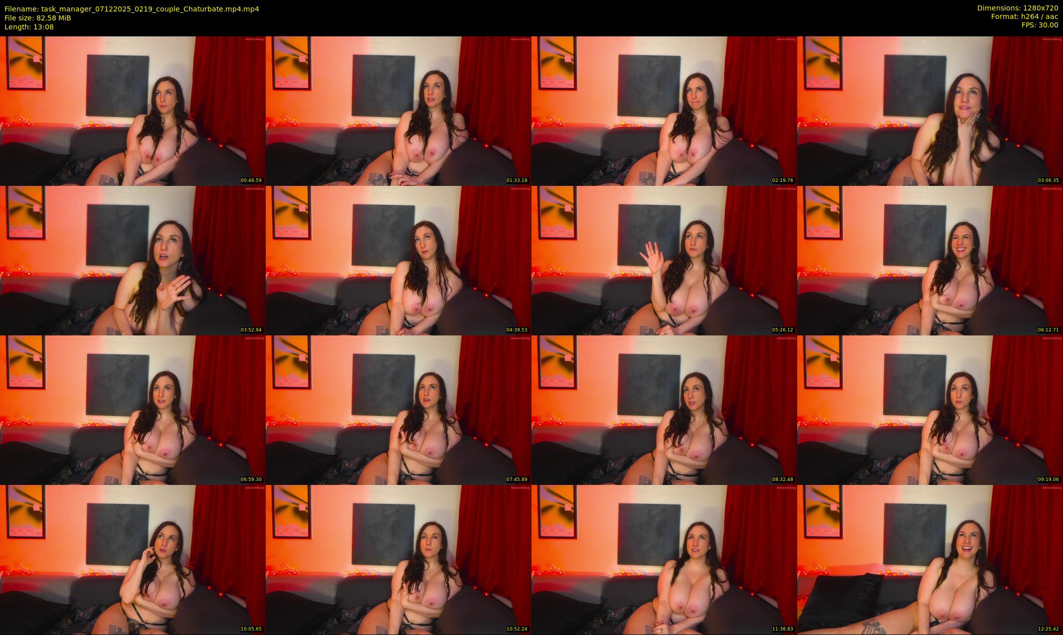 task_manager — 14 minute Chaturbate couple cam show recording, 720p, Dec 7, 2025