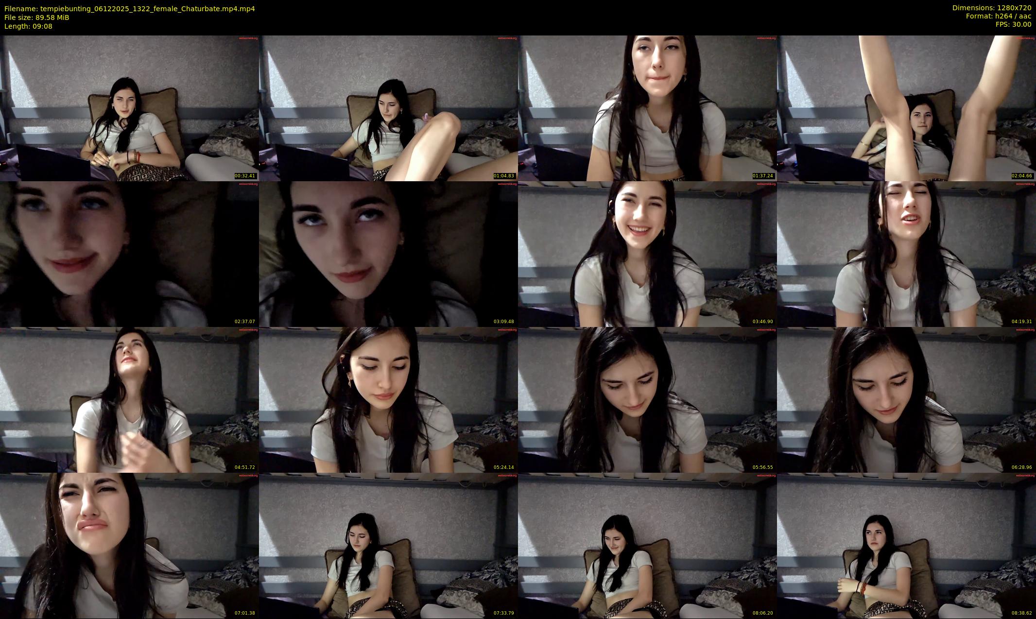 tempiebunting — 10 minute Chaturbate female cam show recording, 720p, Dec 6, 2025