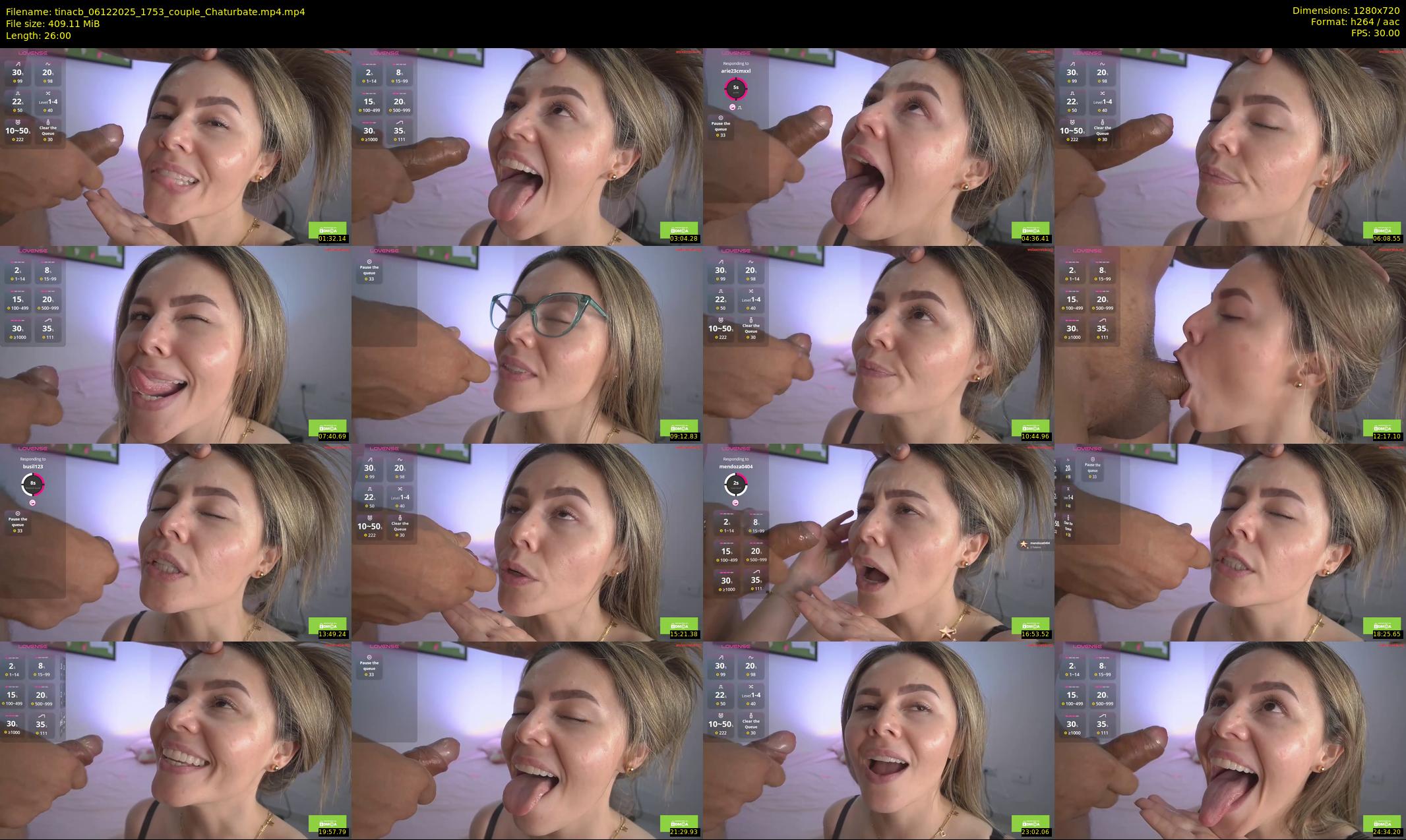 tinacb — 26 minute Chaturbate female cam show recording, 720p, Dec 6, 2025