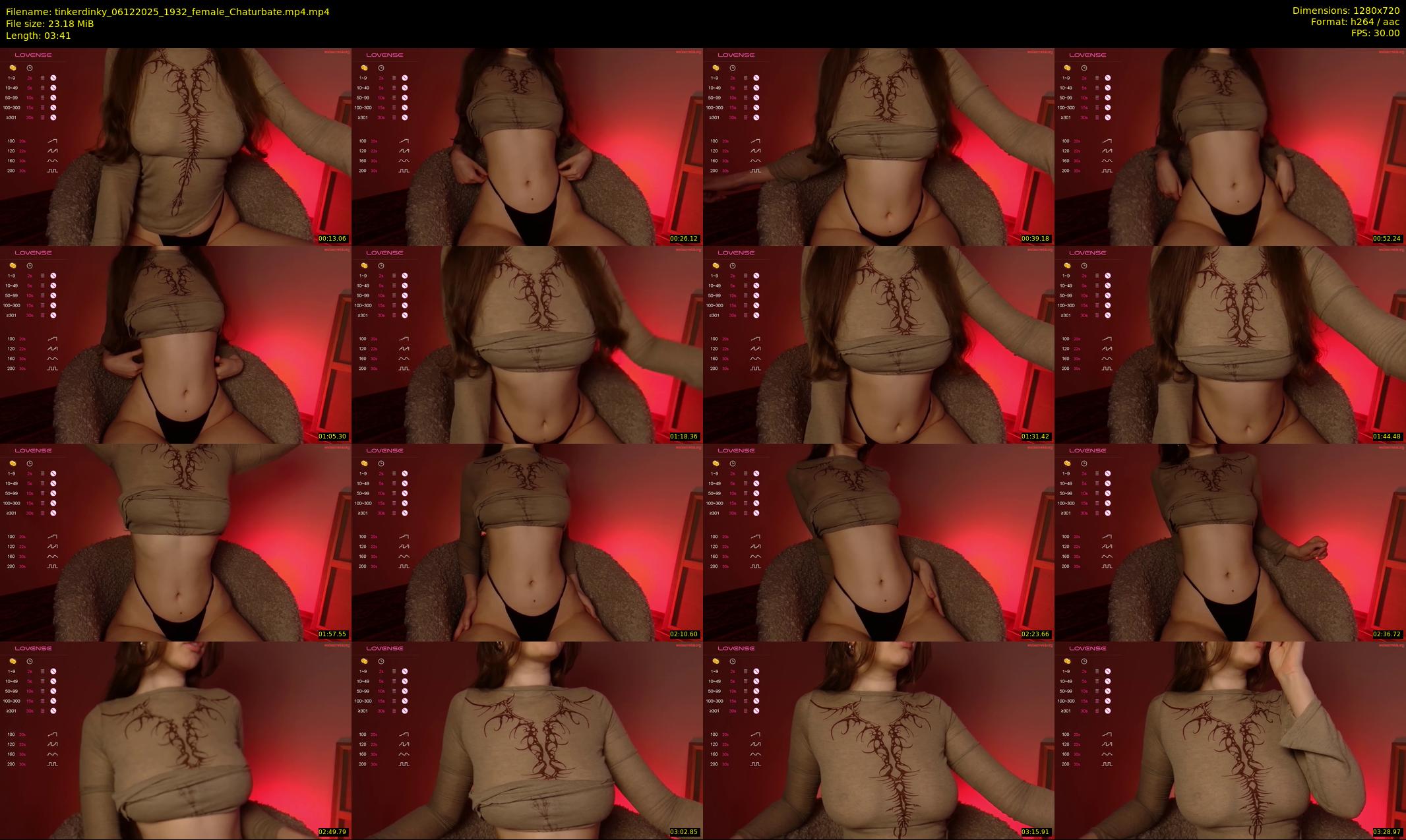tinkerdinky — 4 minute Chaturbate female cam show recording, 720p, Dec 6, 2025