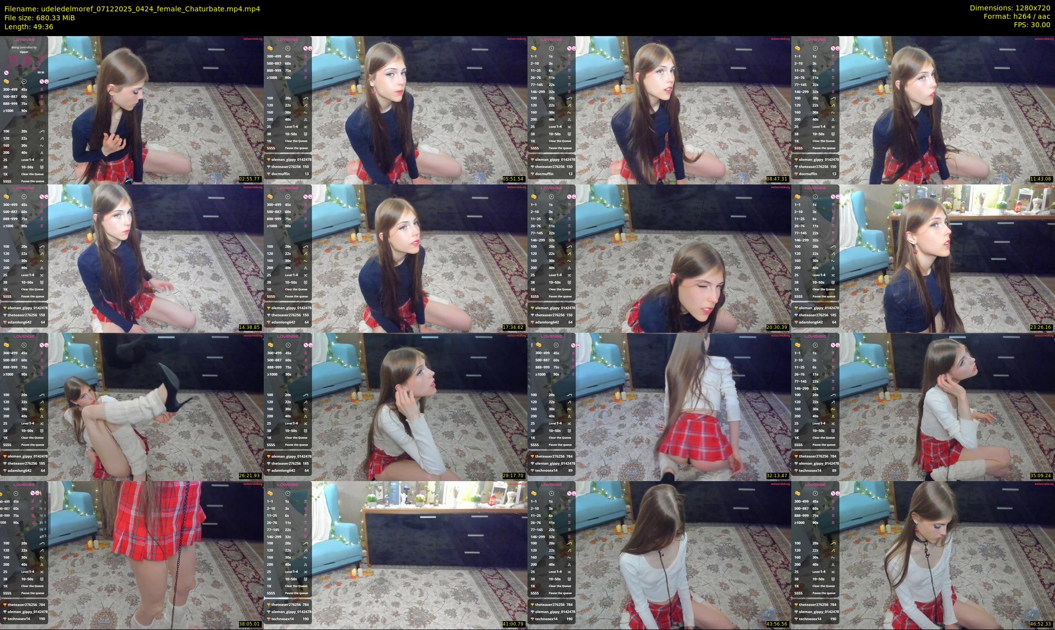 udeledelmoref — 50 minute Chaturbate female cam show recording, 720p, Dec 7, 2025