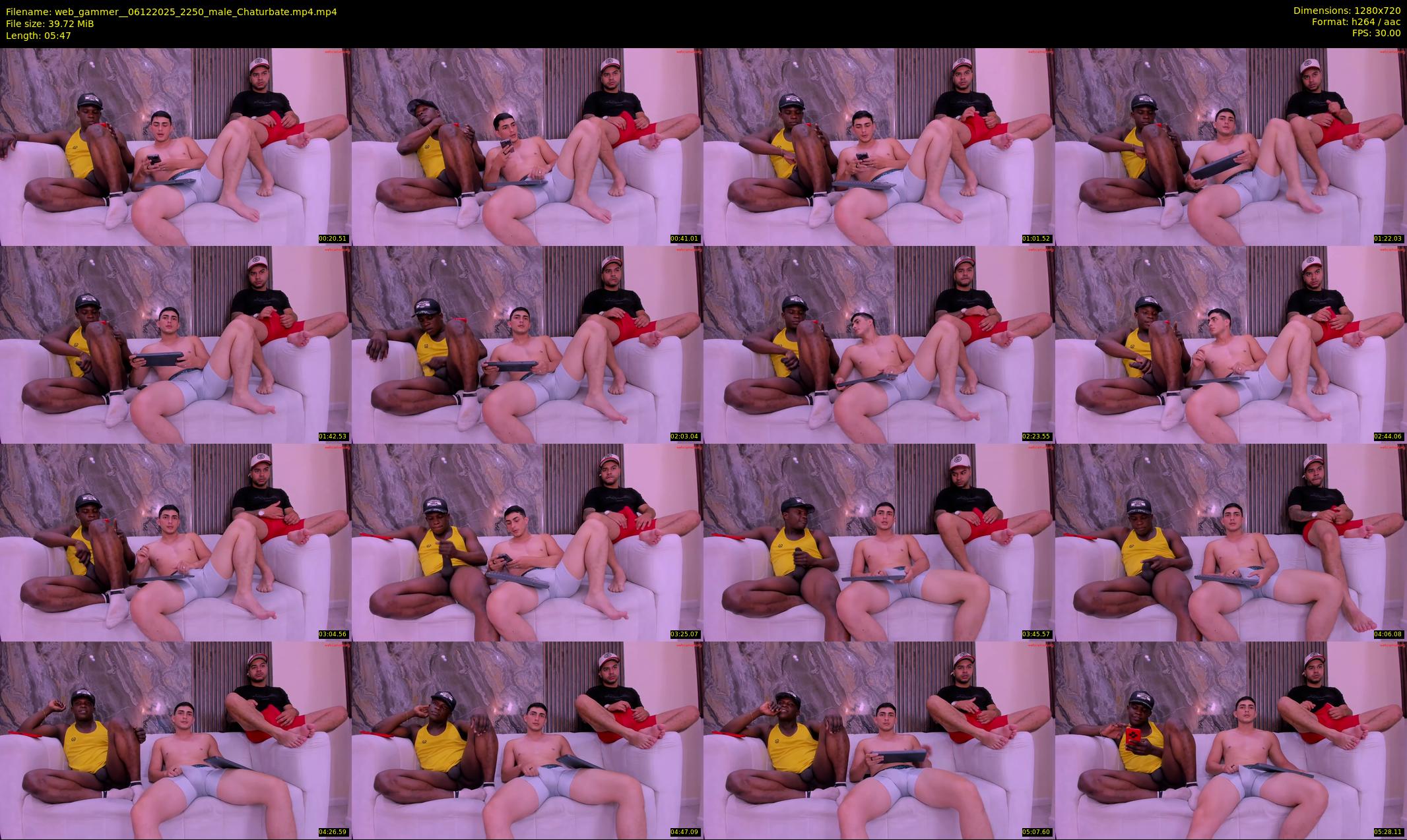 web_gammer_ — 6 minute Chaturbate male cam show recording, 720p, Dec 6, 2025