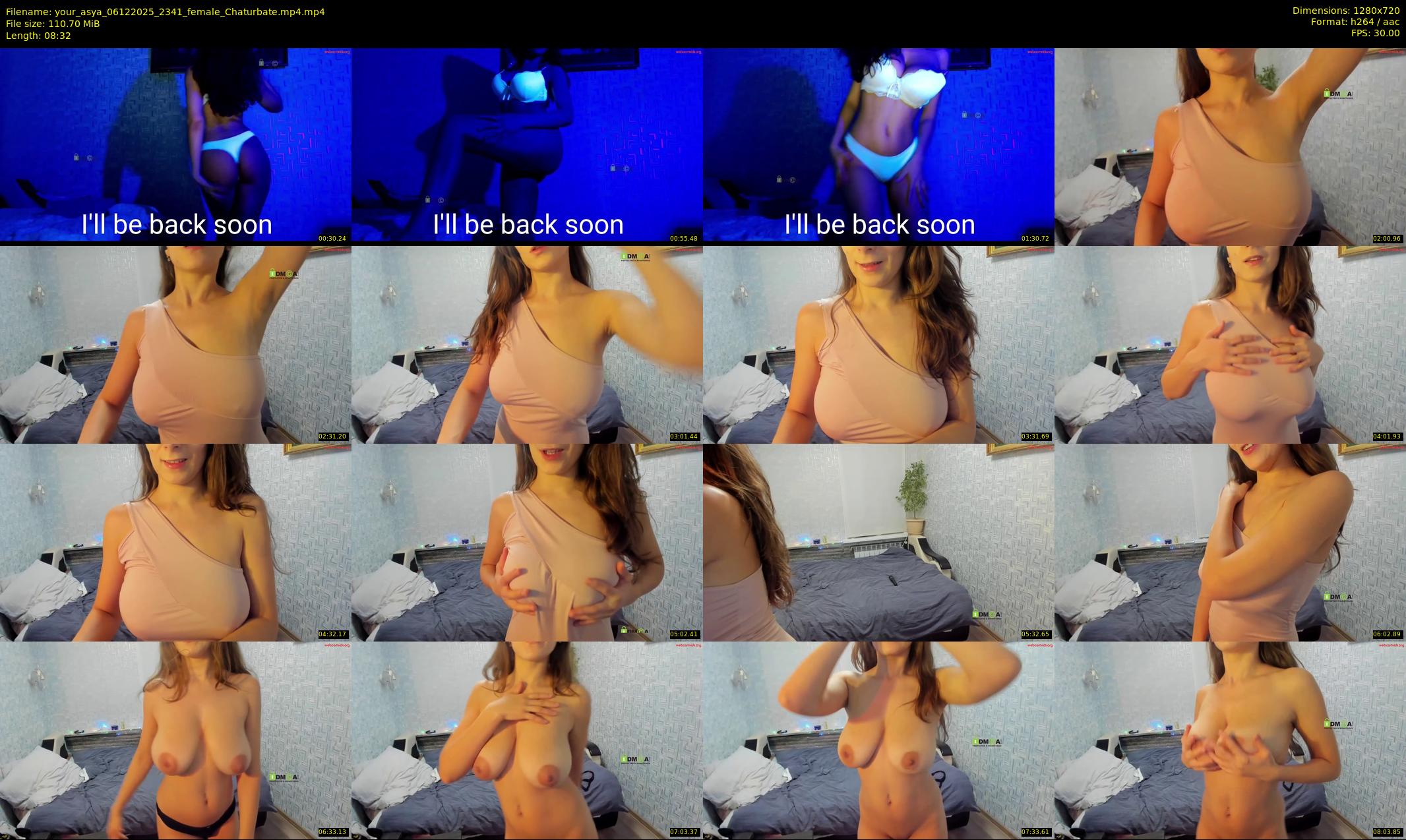 your_asya — 9 minute Chaturbate female cam show recording, 720p, Dec 6, 2025