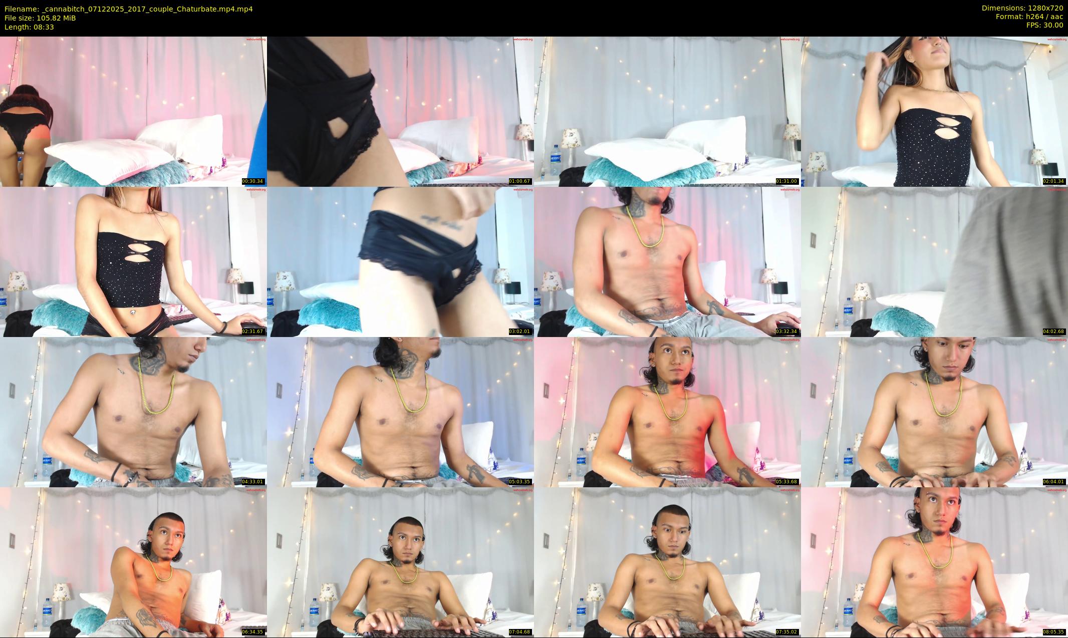 _cannabitch — 9 minute Chaturbate couple cam show recording, 720p, Dec 7, 2025
