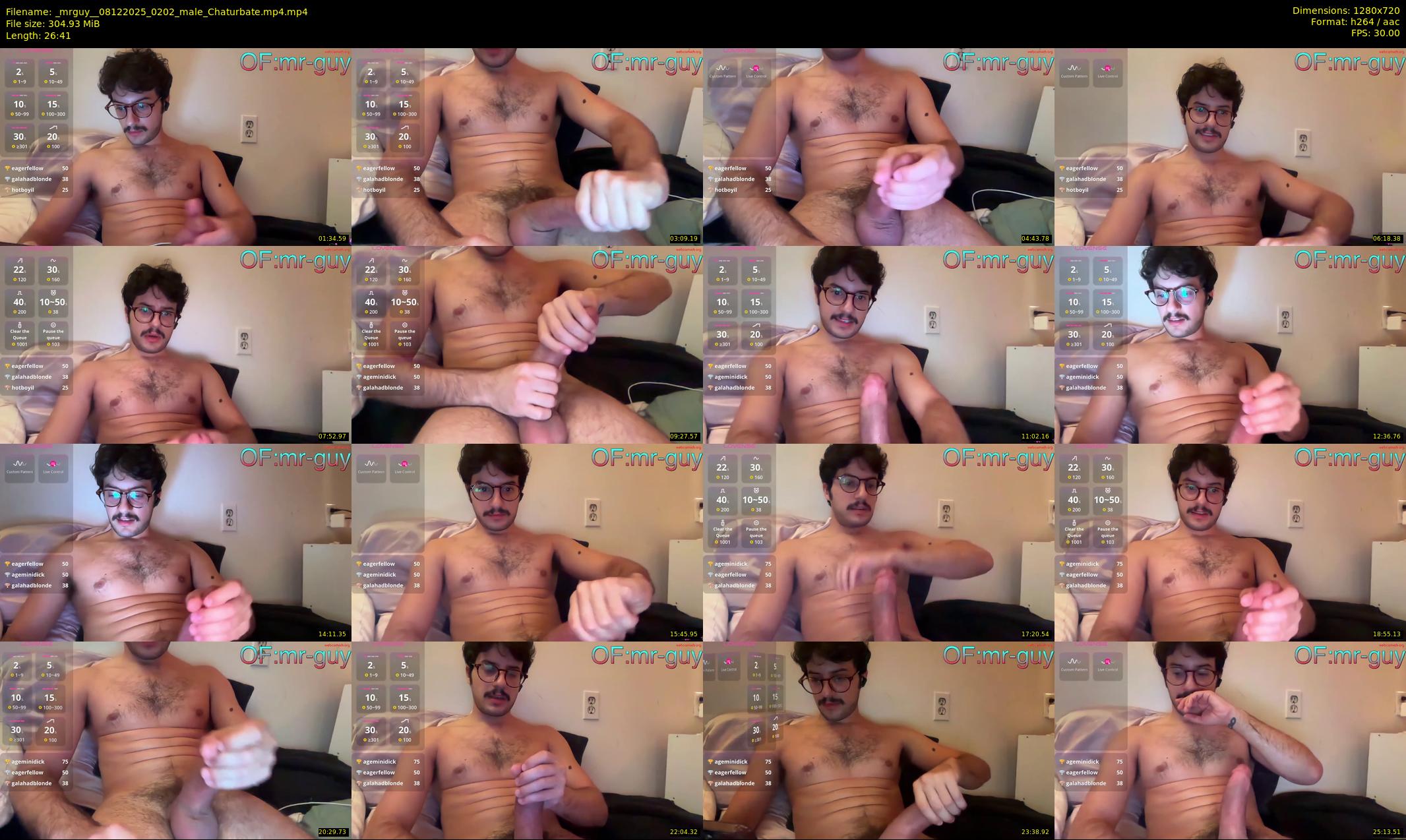_mrguy_ — 27 minute Chaturbate male cam show recording, 720p, Dec 8, 2025