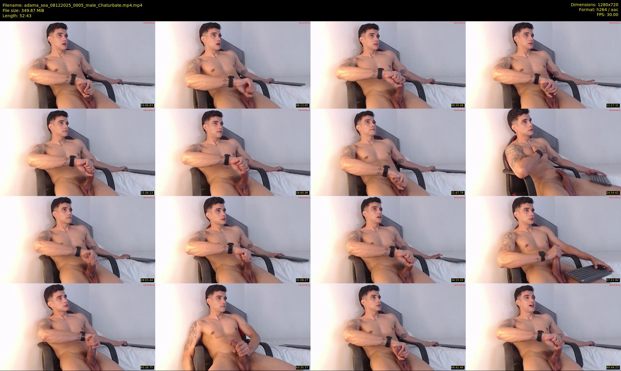 adama_soa — 53 minute Chaturbate male cam show recording, 720p, Dec 8, 2025