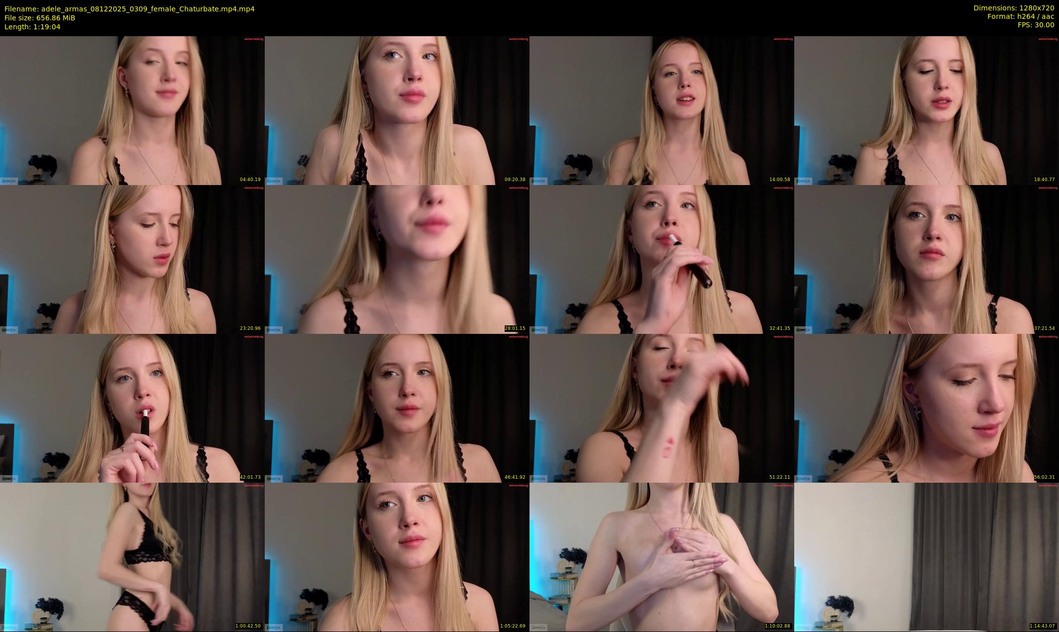 adele_armas — 80 minute Chaturbate female cam show recording, 720p, Dec 8, 2025