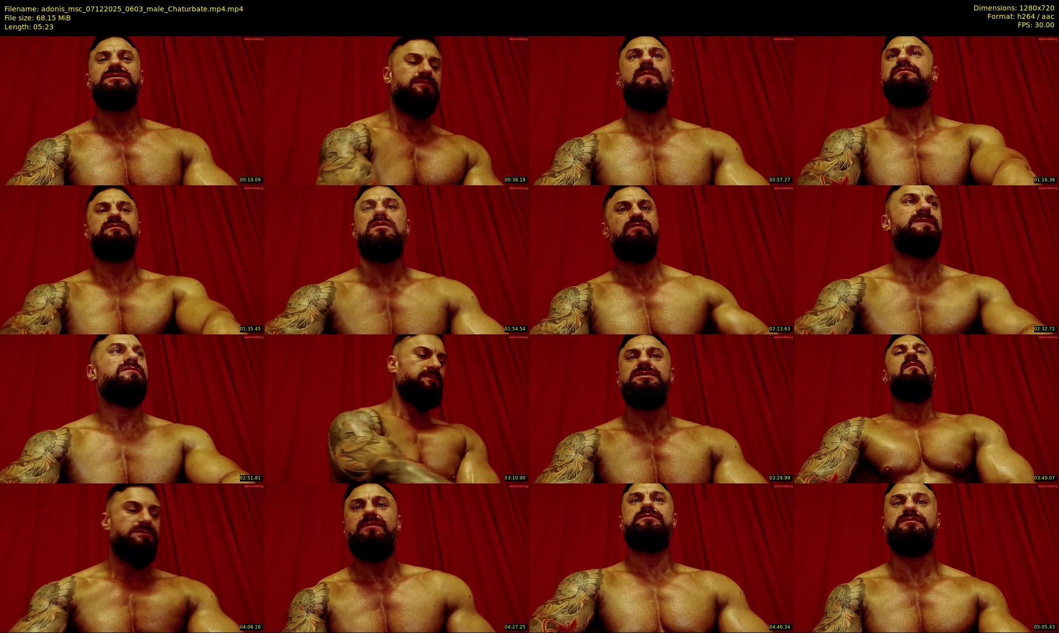 adonis_msc — 6 minute Chaturbate male cam show recording, 720p, Dec 7, 2025