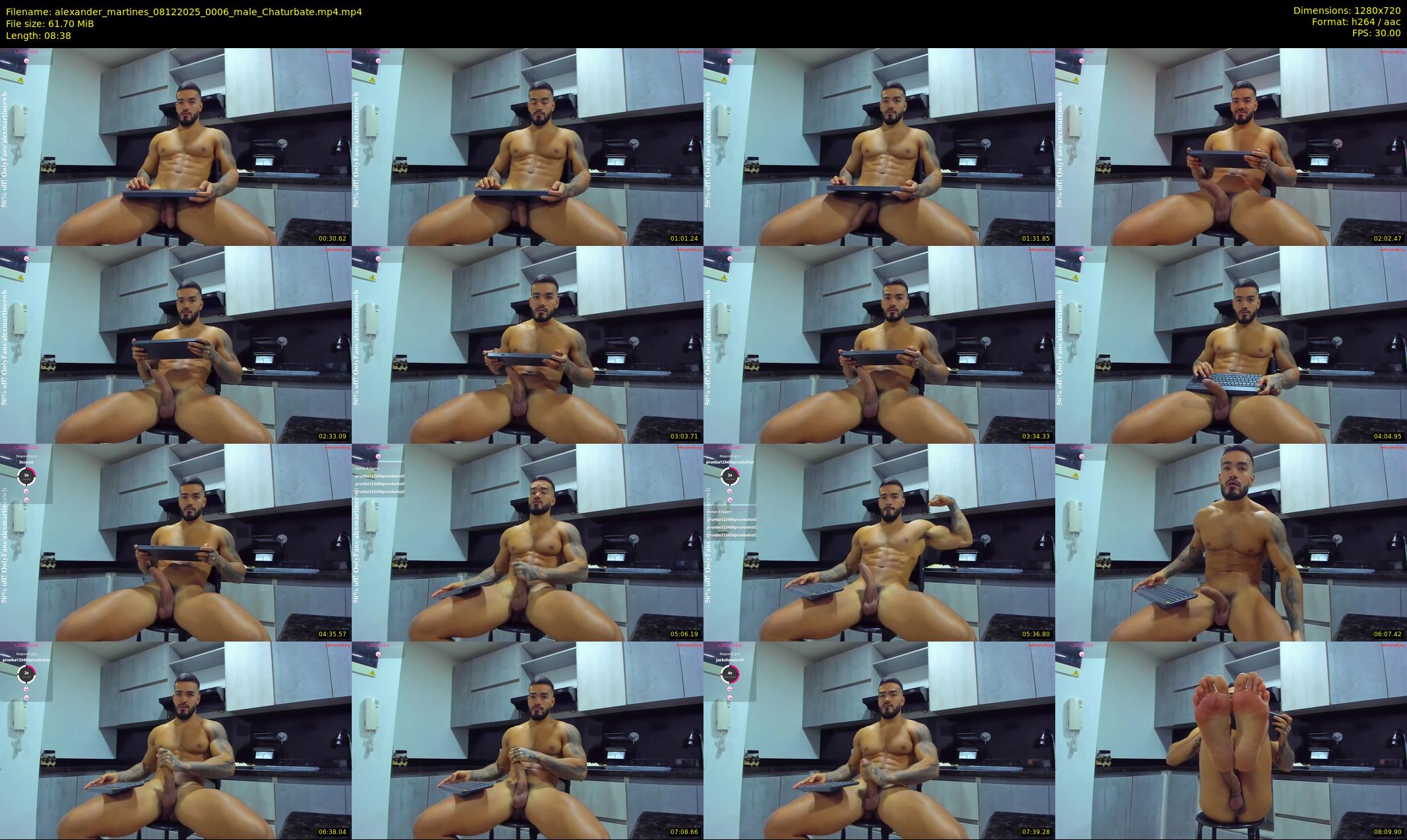 alexander_martines — 9 minute Chaturbate male cam show recording, 720p, Dec 8, 2025