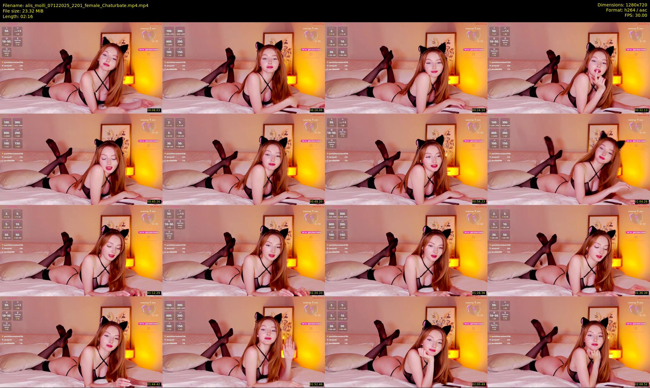 alis_molli — 3 minute Chaturbate female cam show recording, 720p, Dec 7, 2025