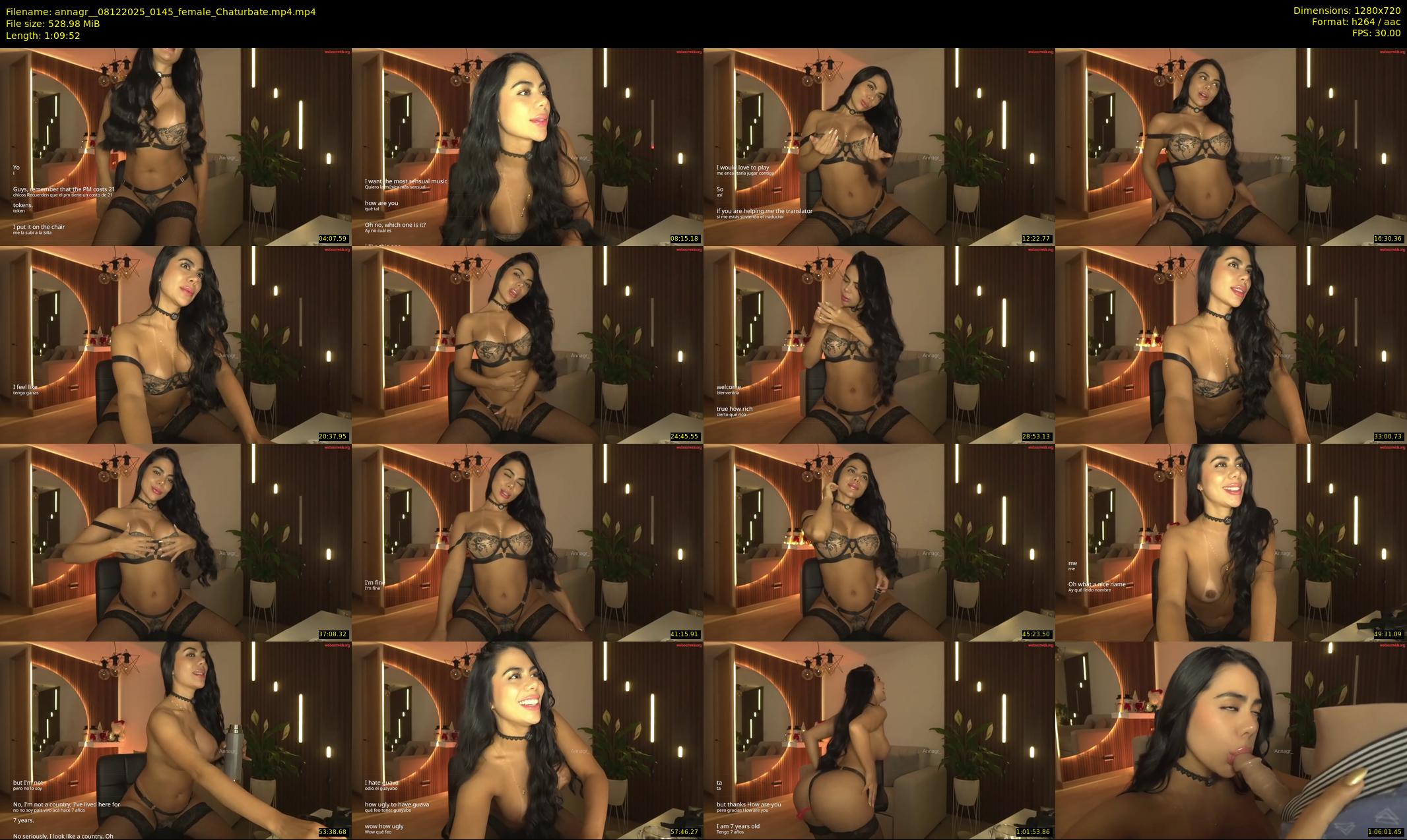 annagr_ — 70 minute Chaturbate female cam show recording, 720p, Dec 8, 2025