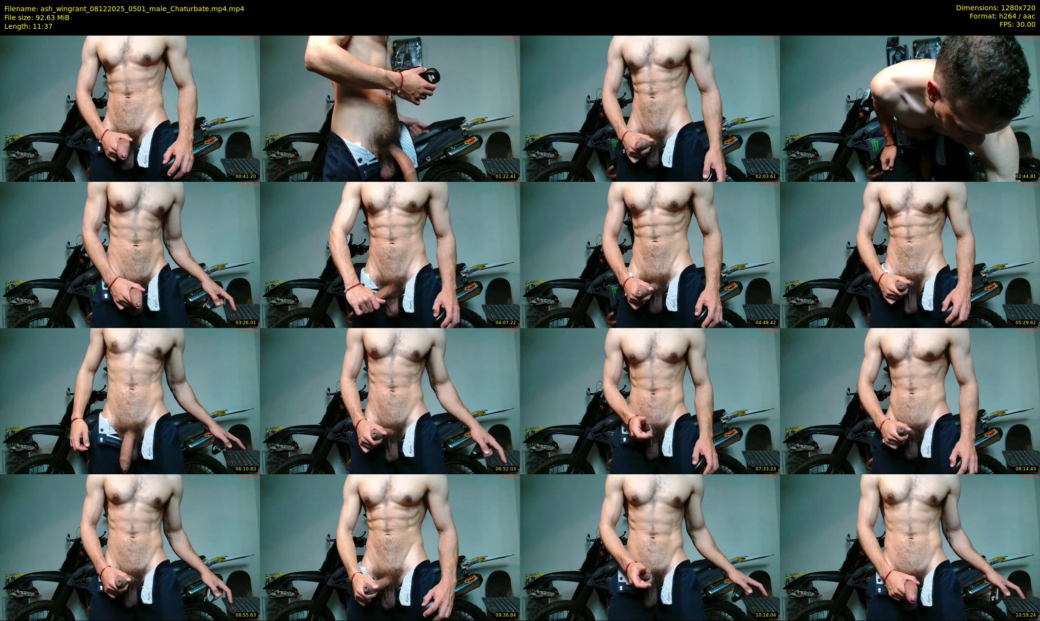 ash_wingrant — 12 minute Chaturbate male cam show recording, 720p, Dec 8, 2025