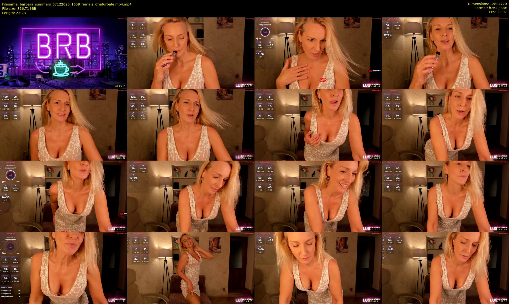 barbara_summers — 24 minute Chaturbate female cam show recording, 720p, Dec 7, 2025