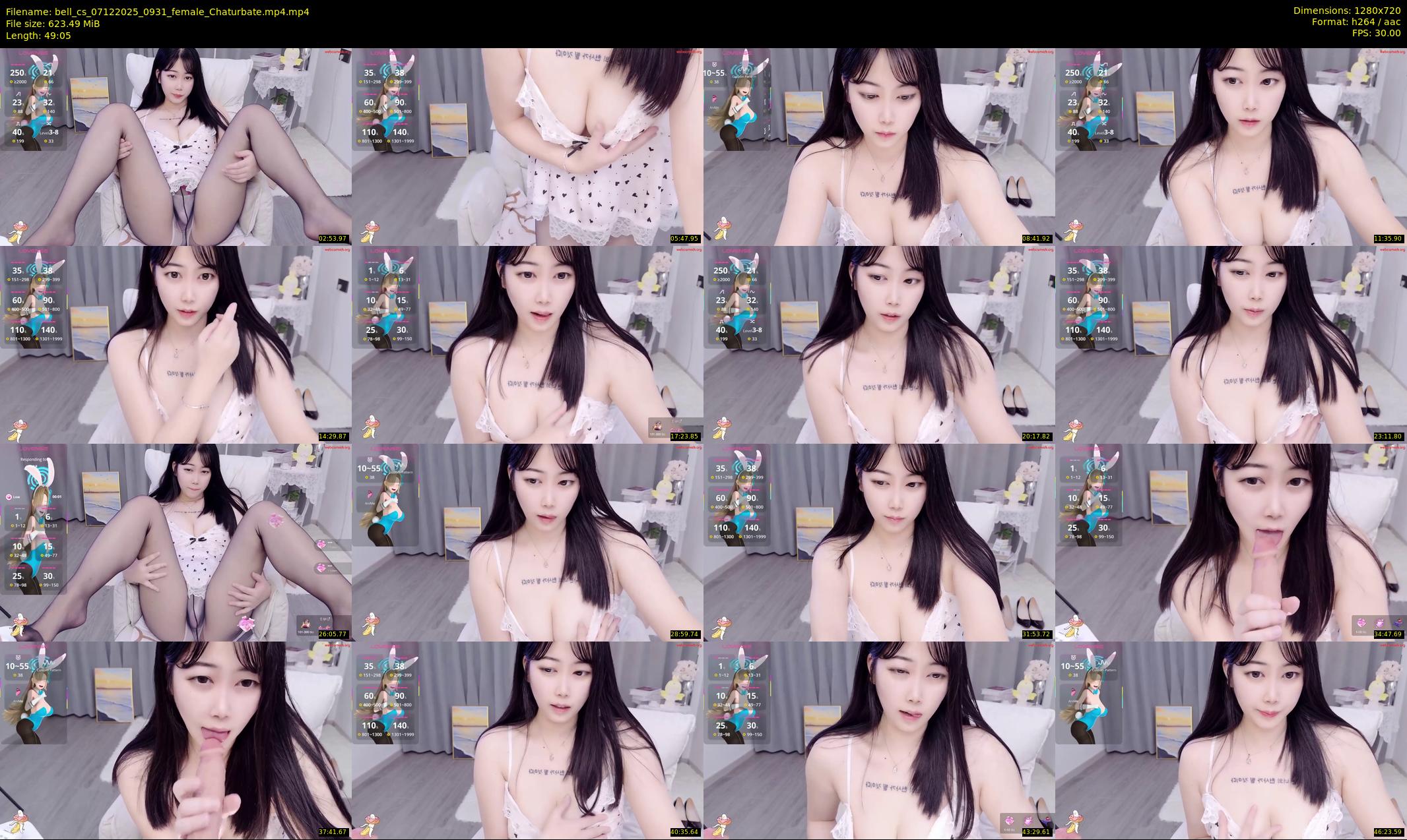 bell_cs — 50 minute Chaturbate female cam show recording, 720p, Dec 7, 2025