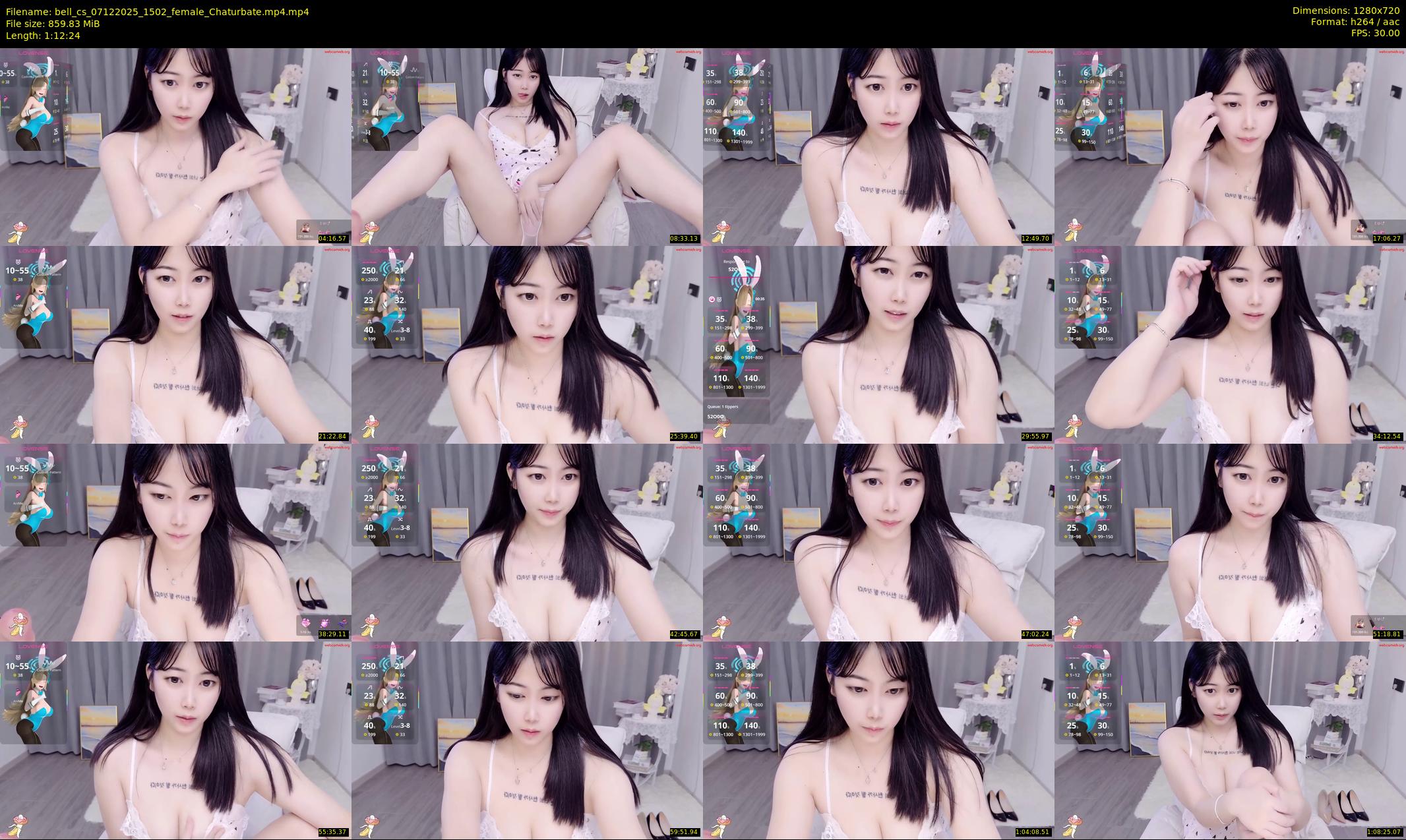 bell_cs — 73 minute Chaturbate female cam show recording, 720p, Dec 7, 2025