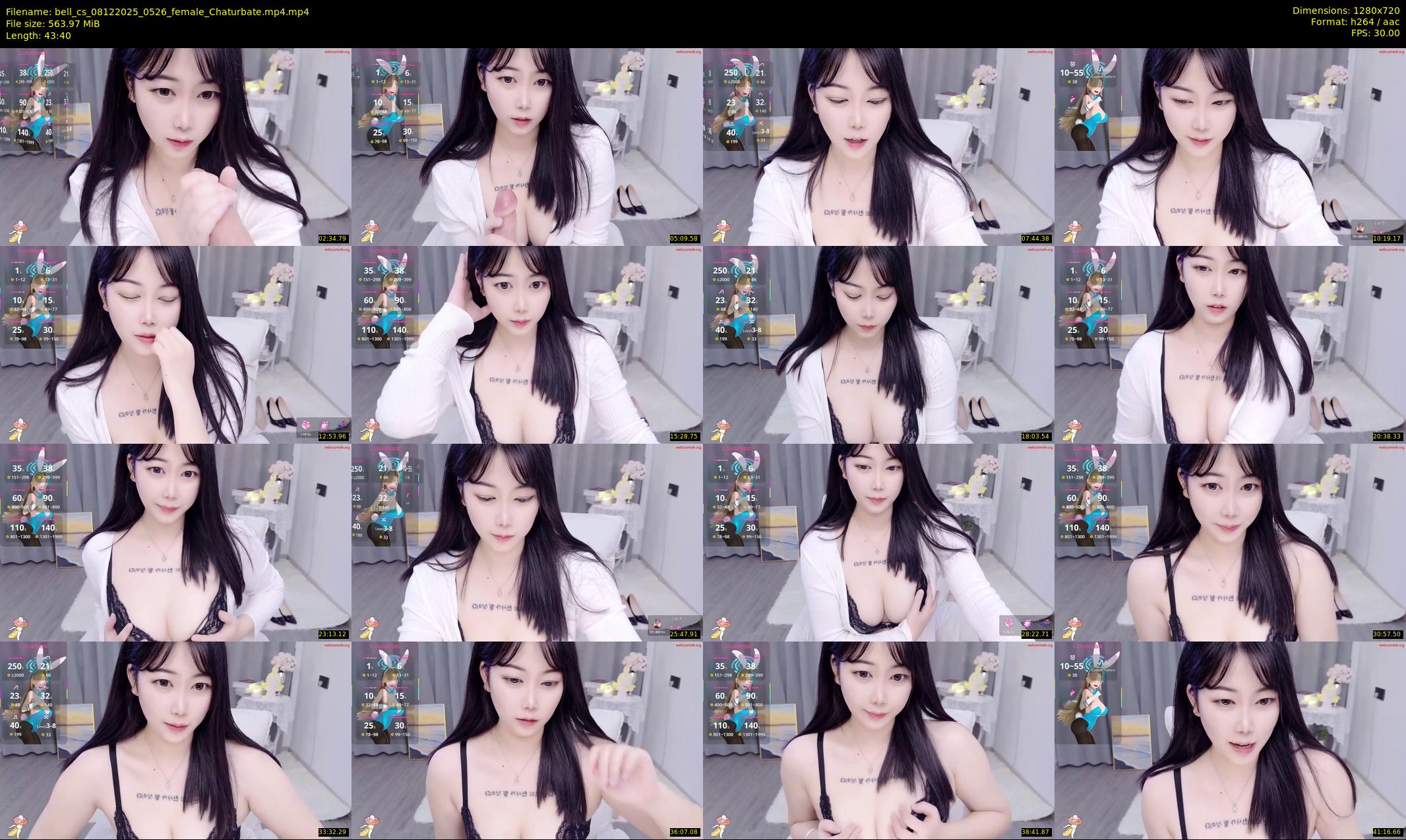 bell_cs — 44 minute Chaturbate female cam show recording, 720p, Dec 8, 2025