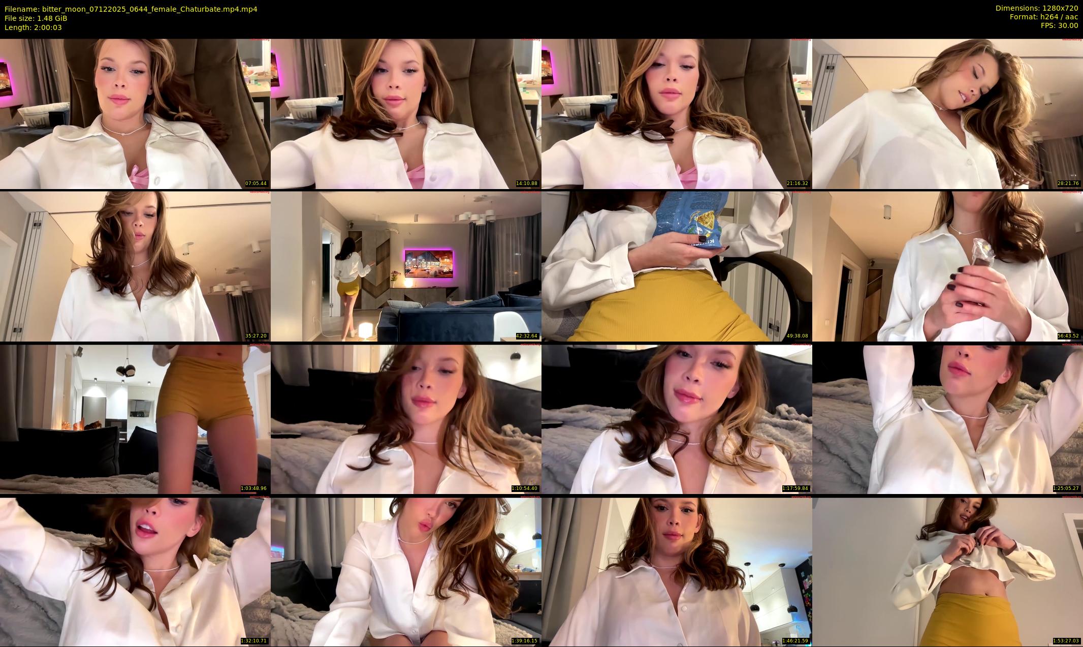 bitter_moon — 121 minute Chaturbate female cam show recording, 720p, Dec 7, 2025