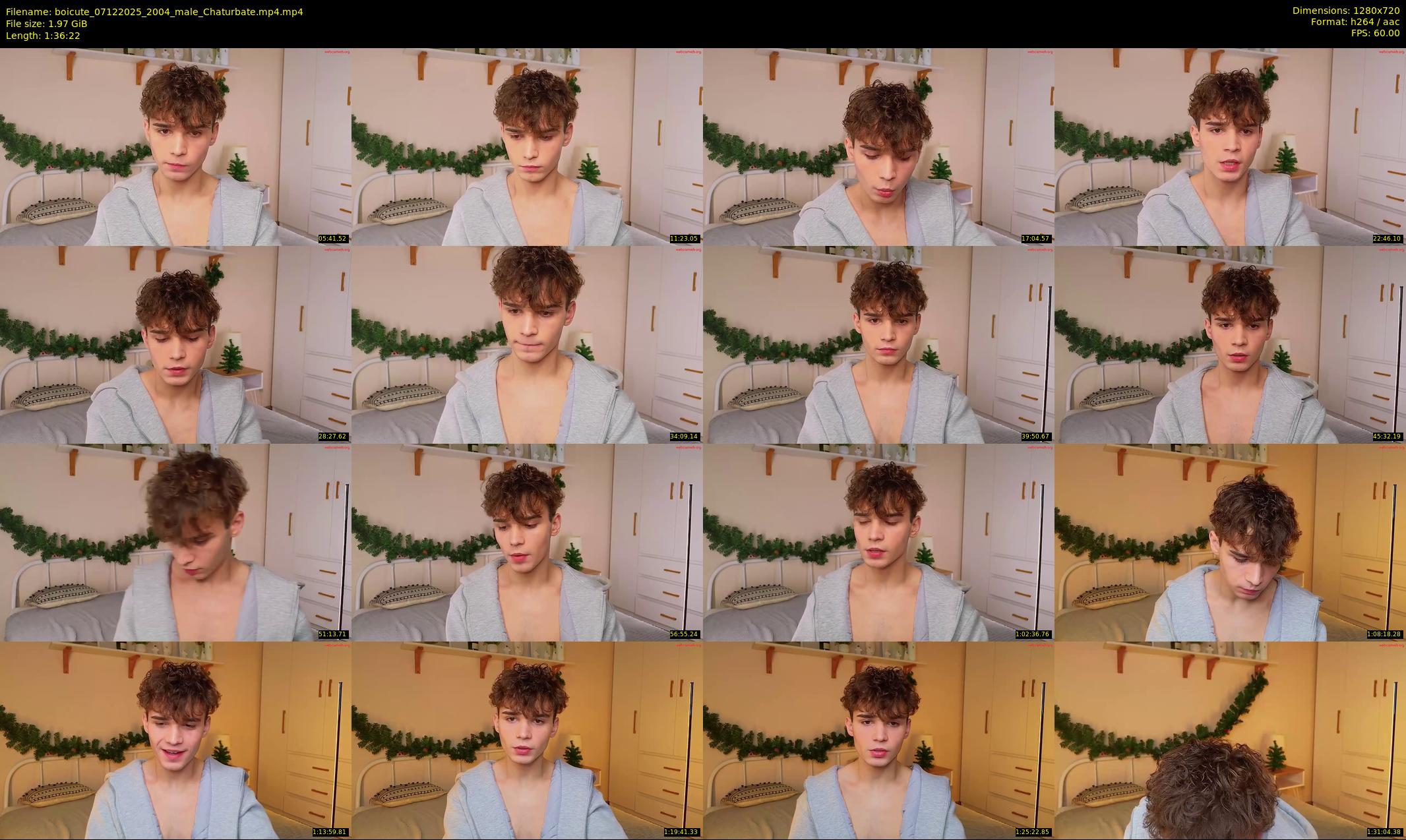 boicute — 97 minute Chaturbate male cam show recording, 720p, Dec 7, 2025