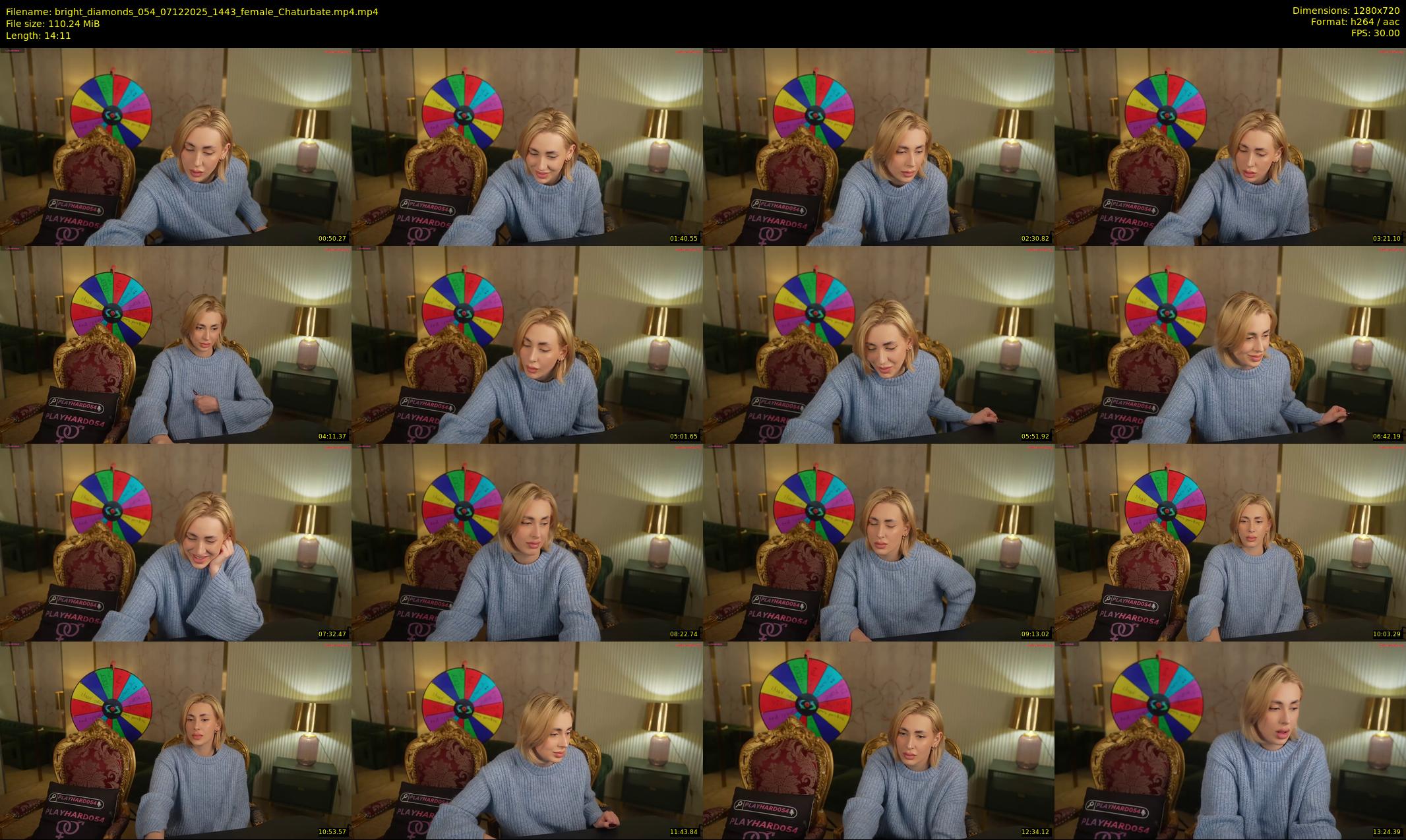 bright_diamonds_054 — 15 minute Chaturbate couple cam show recording, 720p, Dec 7, 2025
