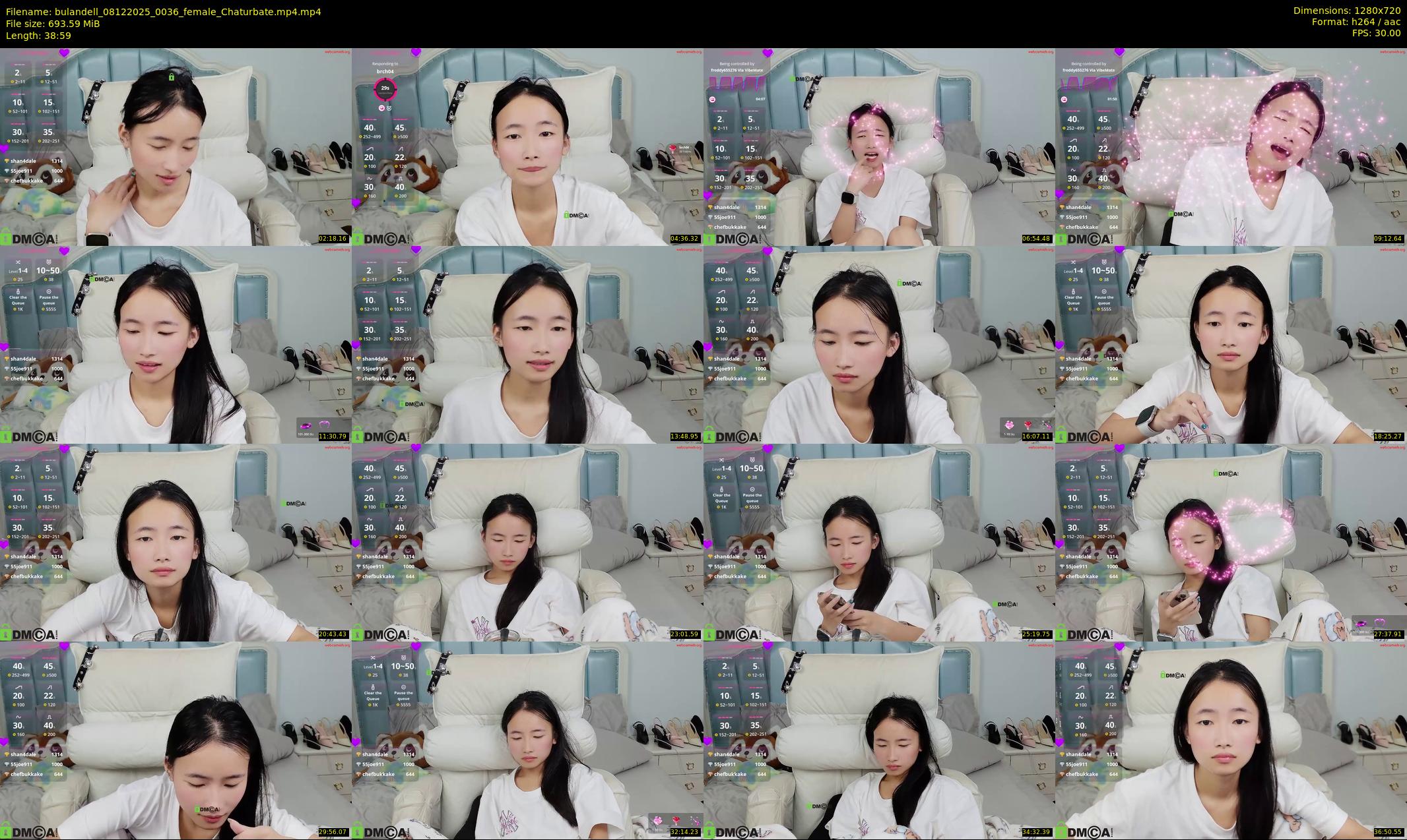 bulandell — 39 minute Chaturbate female cam show recording, 720p, Dec 8, 2025