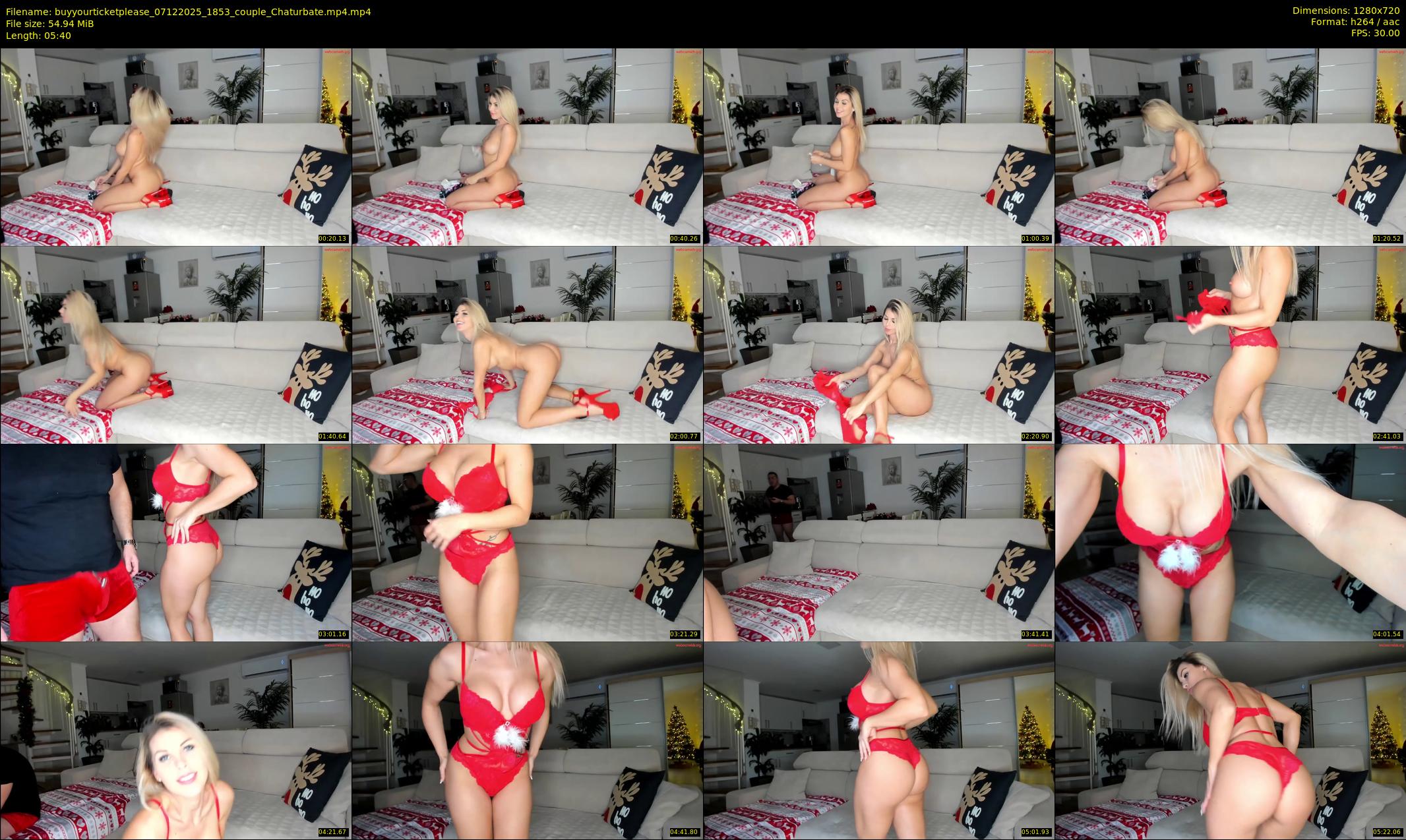 buyyourticketplease — 6 minute Chaturbate couple cam show recording, 720p, Dec 7, 2025