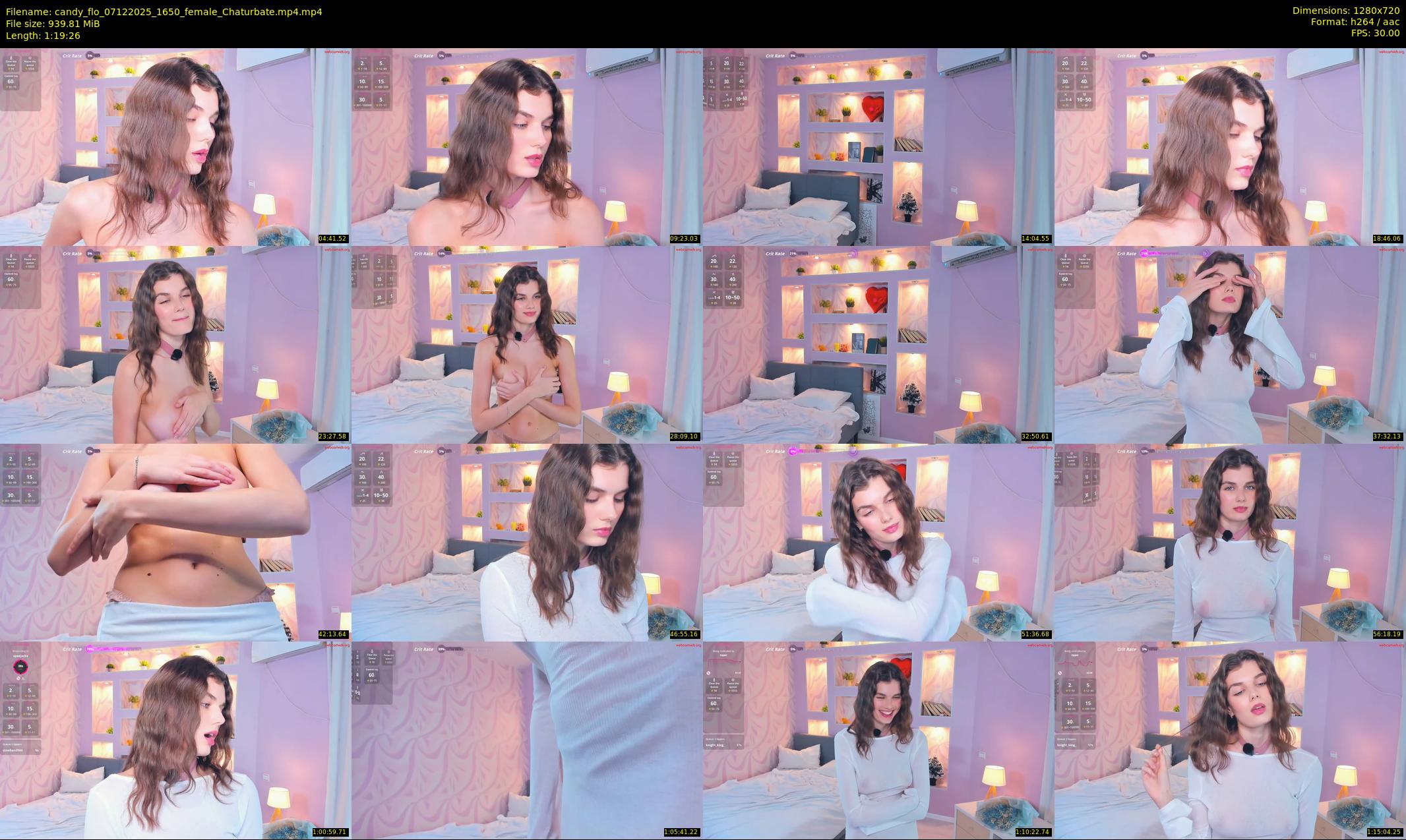 candy_flo — 80 minute Chaturbate female cam show recording, 720p, Dec 7, 2025