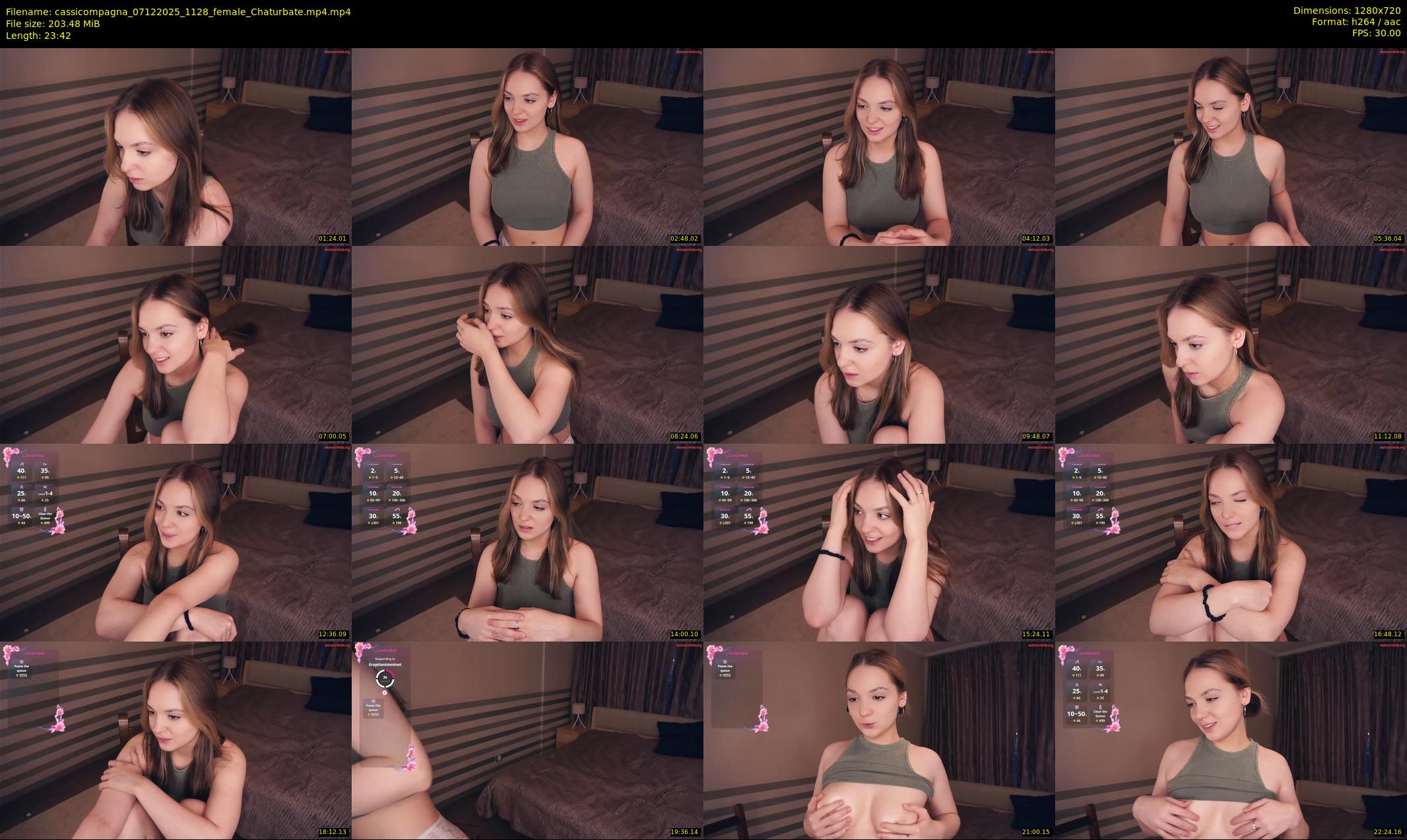 cassicompagna — 24 minute Chaturbate female cam show recording, 720p, Dec 7, 2025