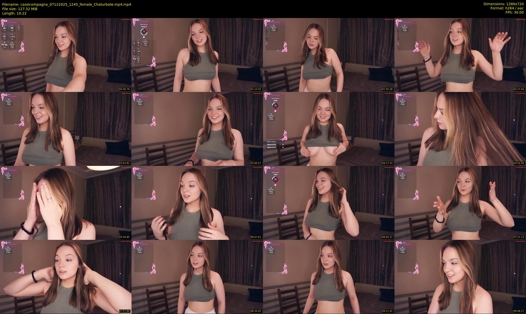 cassicompagna — 11 minute Chaturbate female cam show recording, 720p, Dec 7, 2025