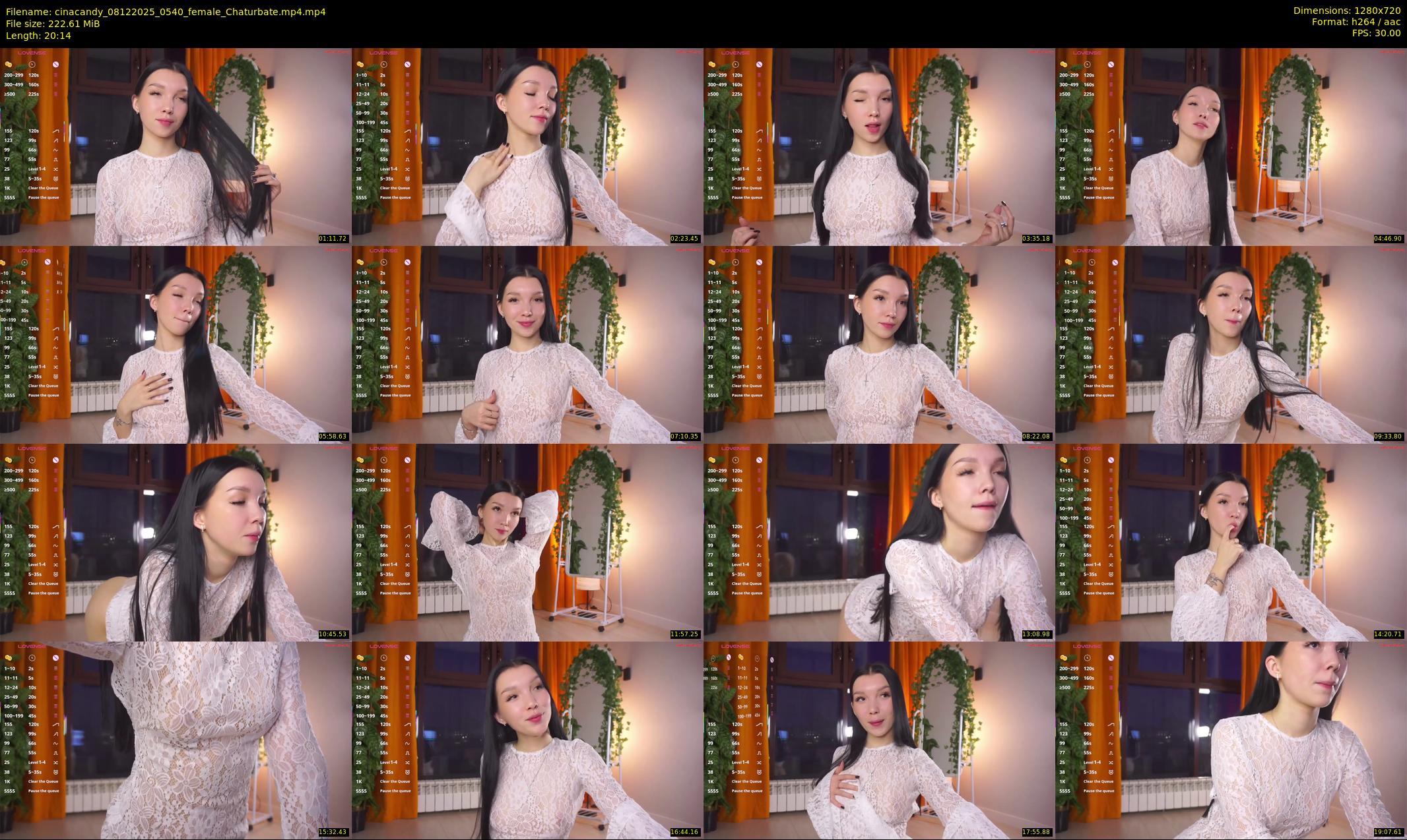 cinacandy — 21 minute Chaturbate female cam show recording, 720p, Dec 8, 2025