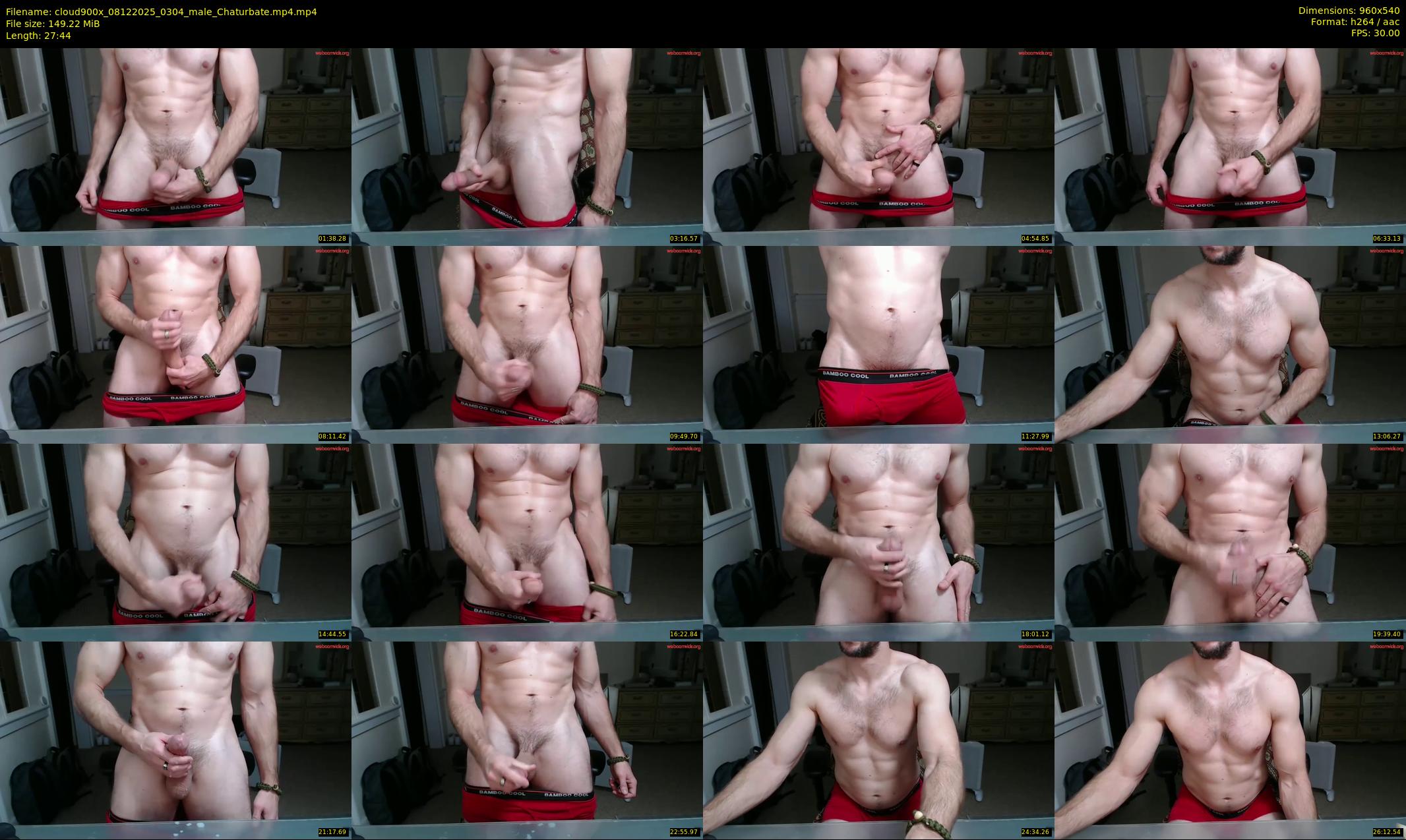 cloud900x — 28 minute Chaturbate male cam show recording, 480p, Dec 8, 2025